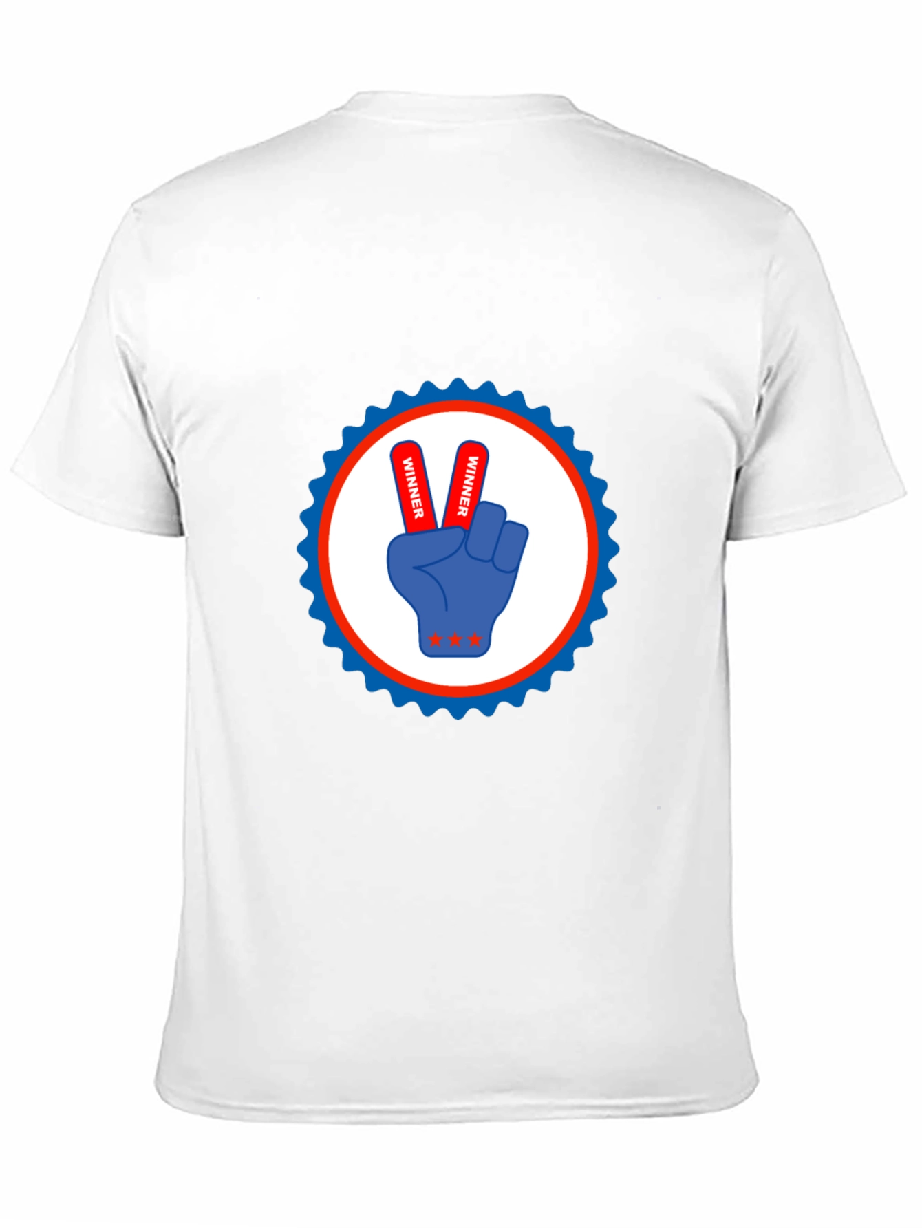 Winner Victory Graphic Tee - Stylish Black T-Shirt