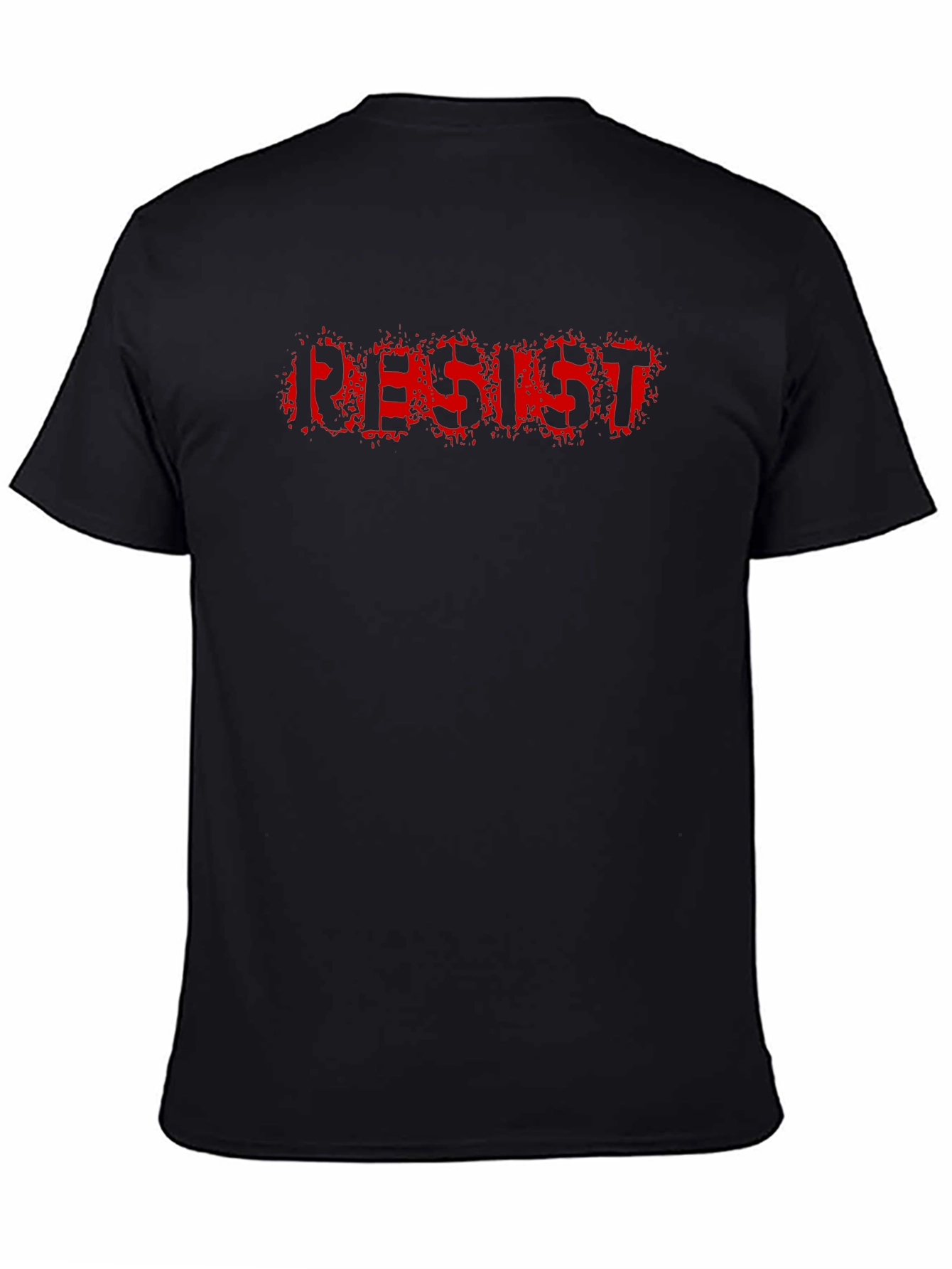 Resist Graphic Tee - Mens Black T-Shirt
