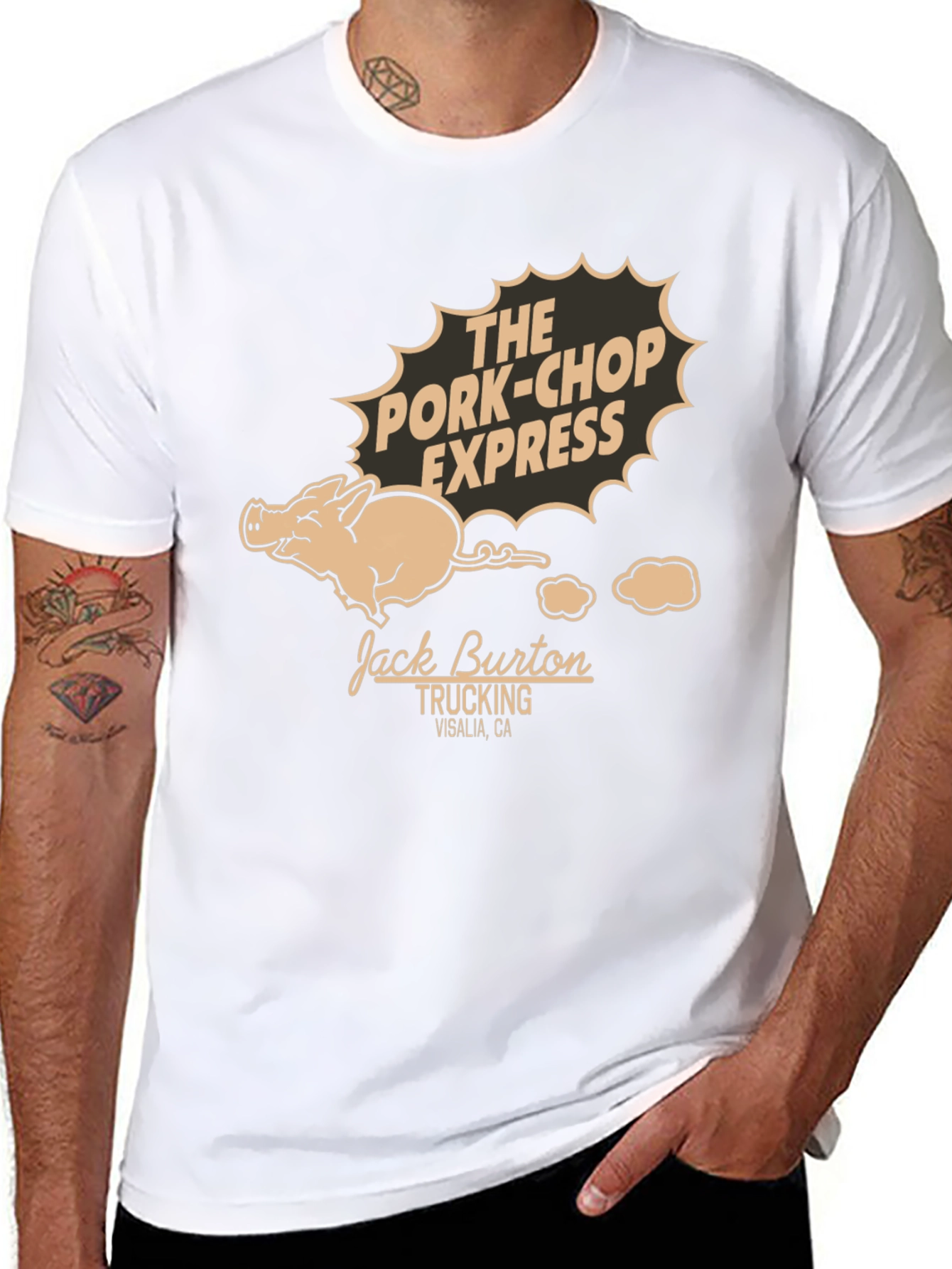 Pork-Chop Express T-Shirt - Jack Burton Trucking Tee