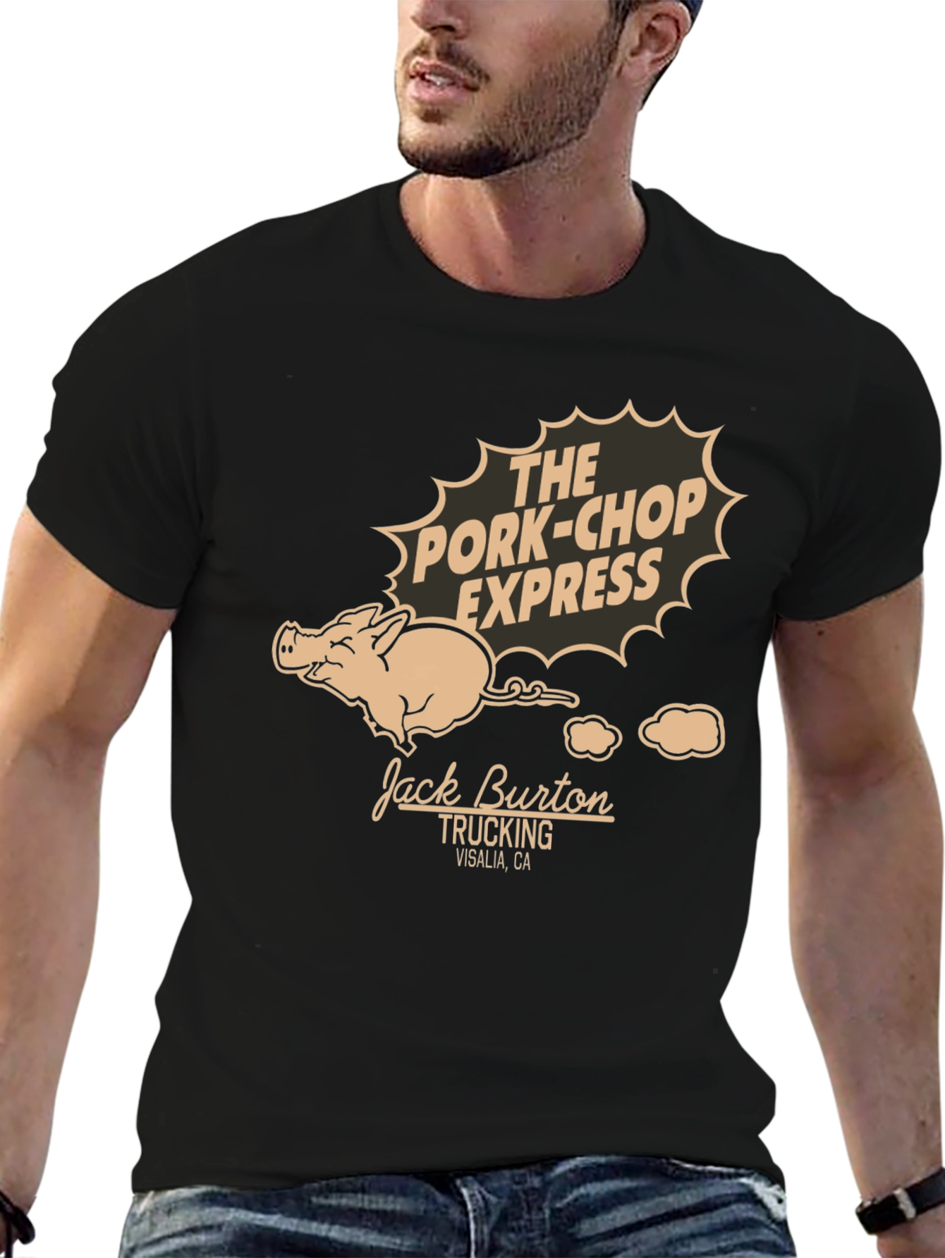 Pork-Chop Express T-Shirt - Jack Burton Trucking Tee