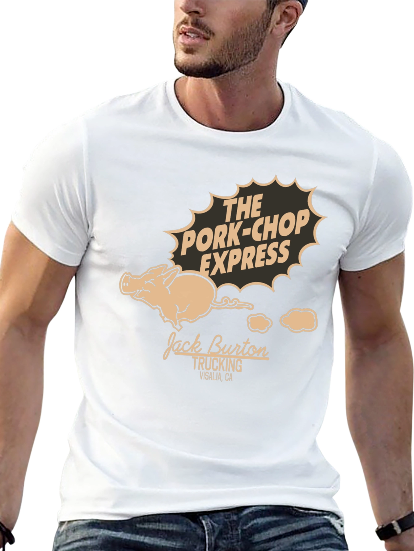 Pork-Chop Express T-Shirt - Jack Burton Trucking Tee