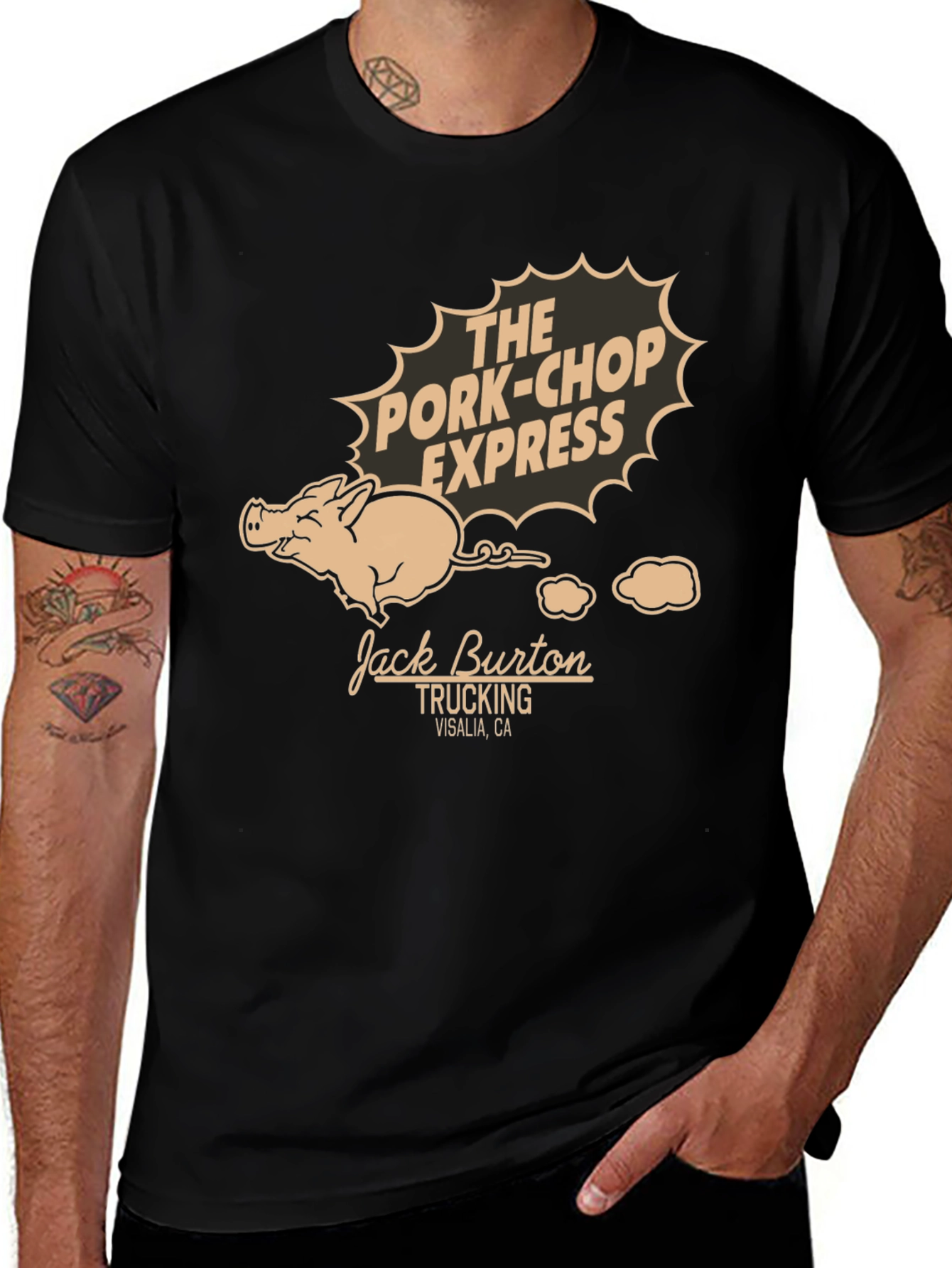 Pork-Chop Express T-Shirt - Jack Burton Trucking Tee