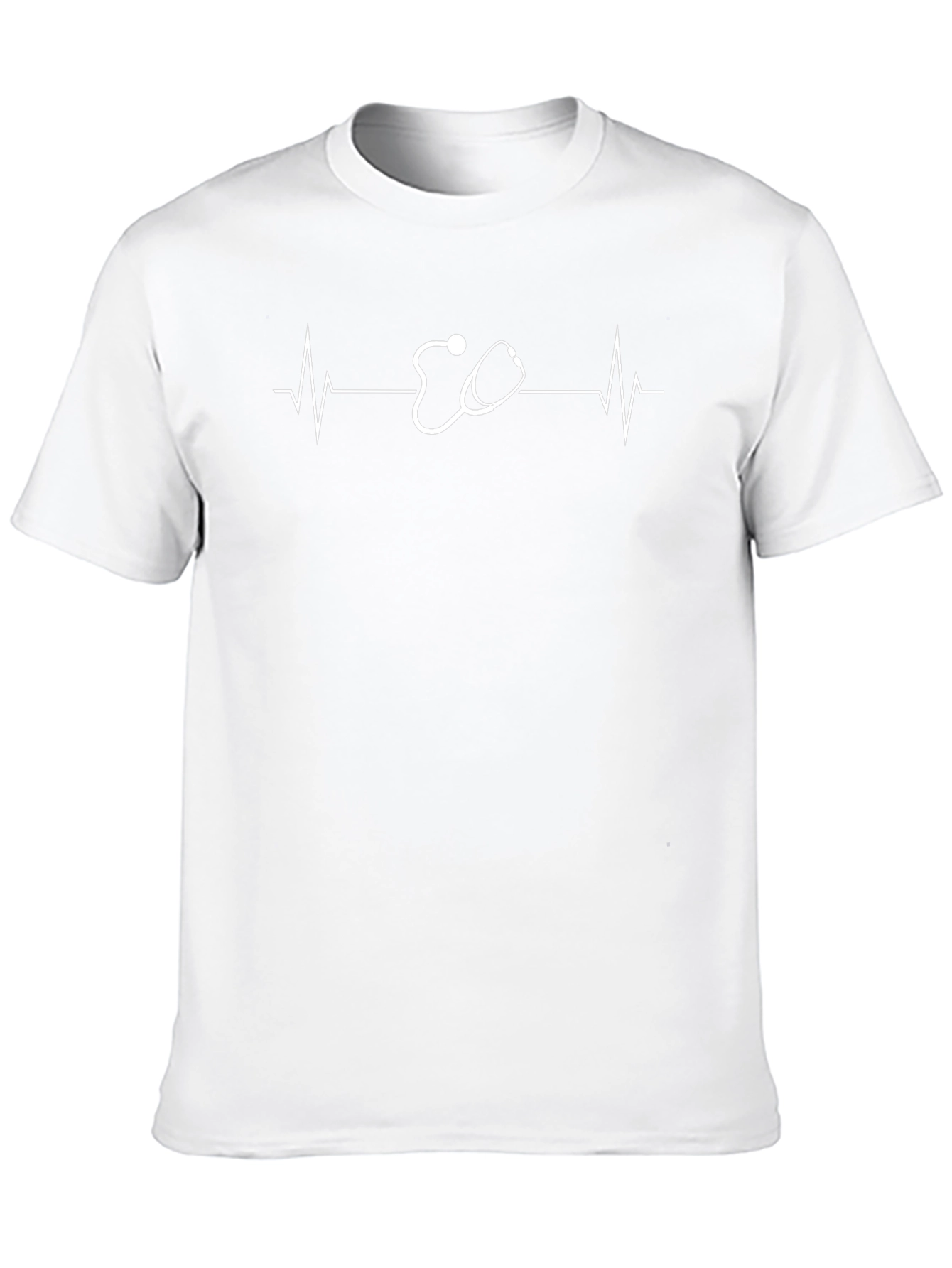 Doctor Heartbeat Stethoscope Graphic Tee