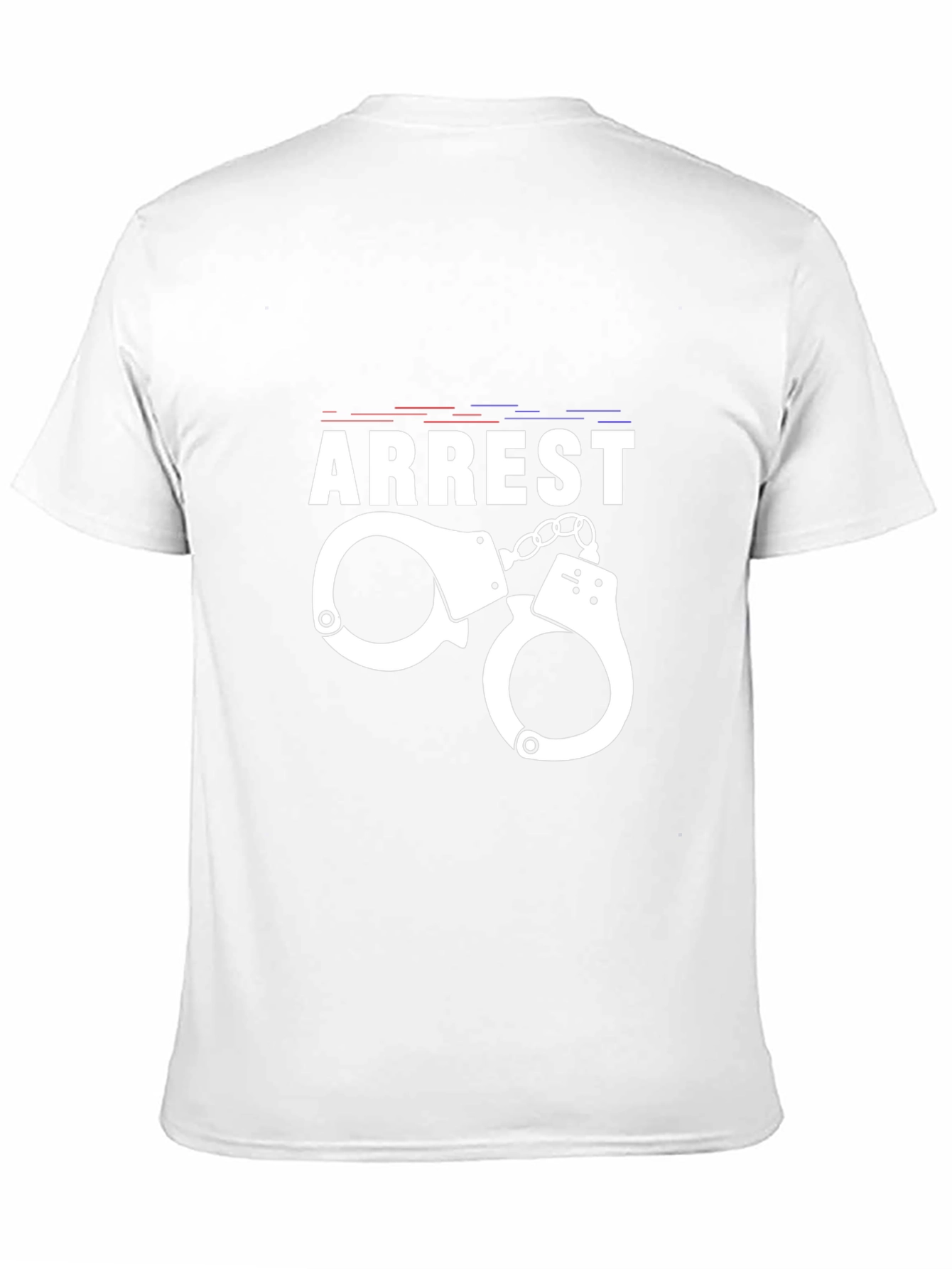Arrest Handcuffs Graphic Tee - Black