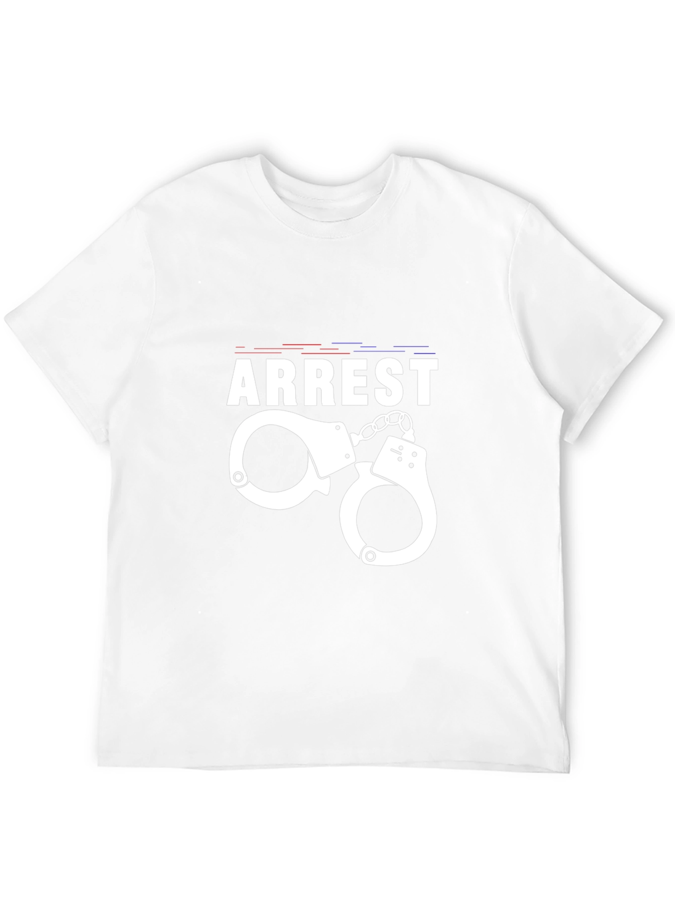 Arrest Handcuffs Graphic Tee - Black