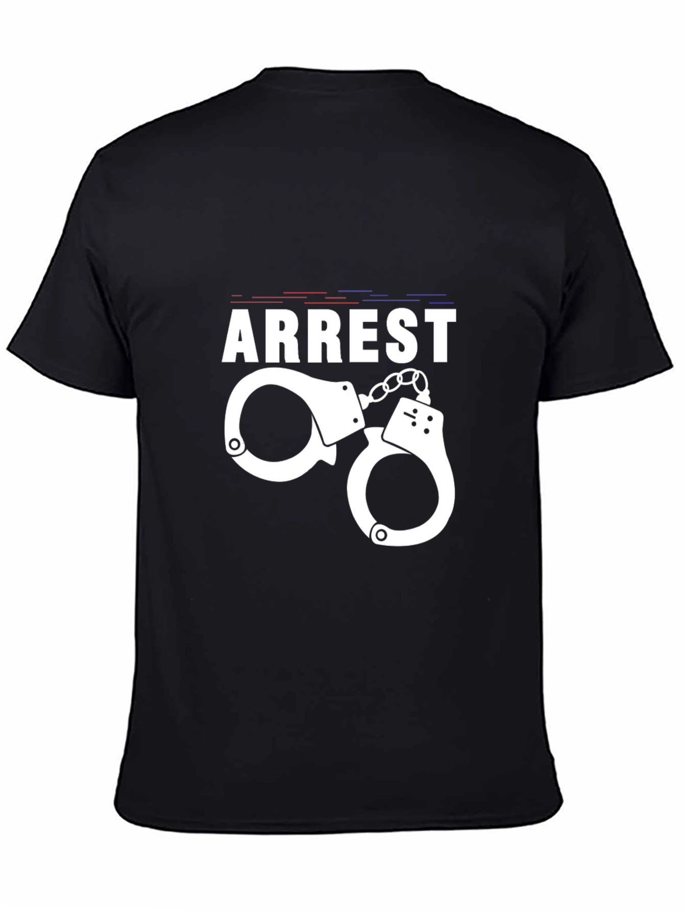 Arrest Handcuffs Graphic Tee - Black