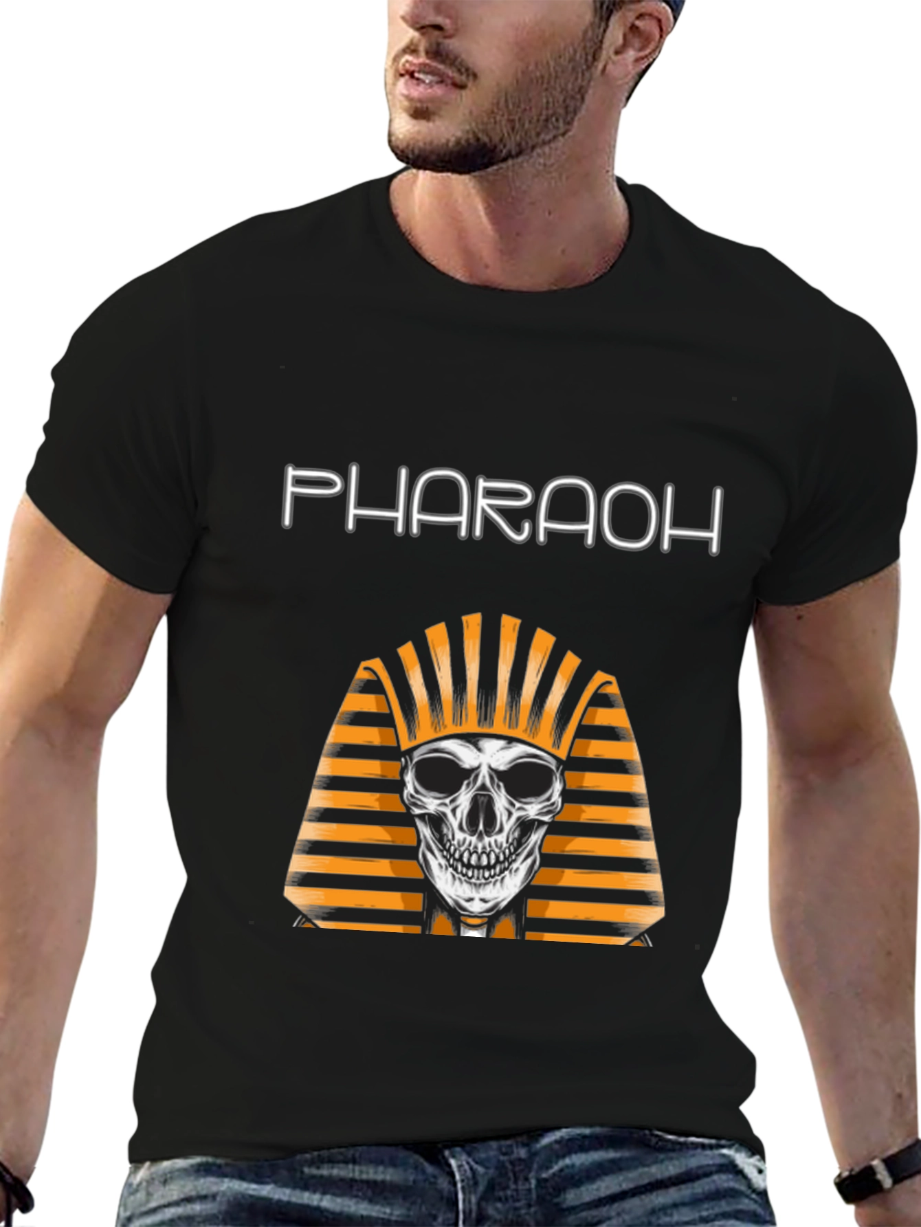 Pharaoh Skull T-Shirt - Graphic Tee