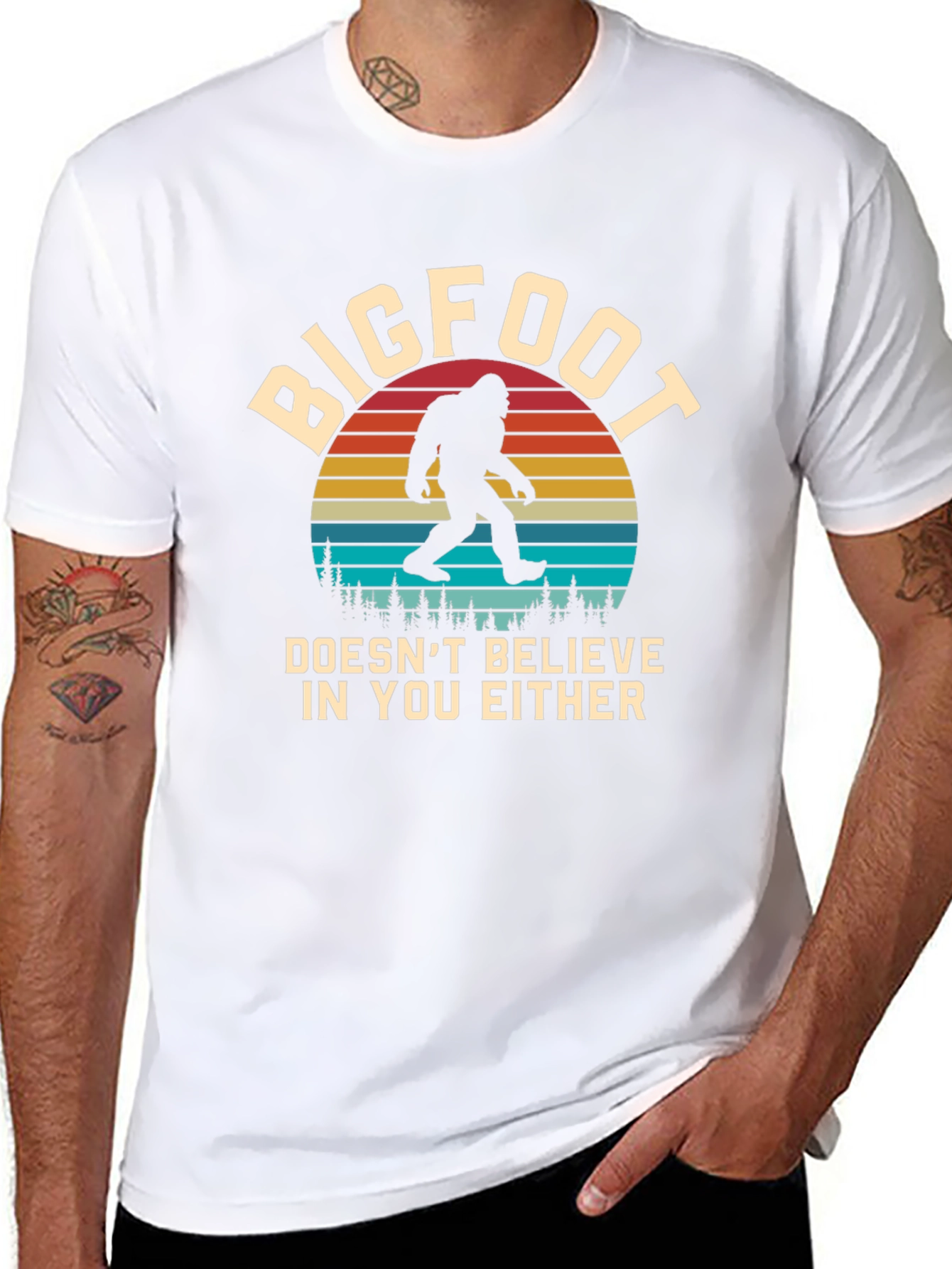 Bigfoot Doesnt Believe In You T-Shirt
