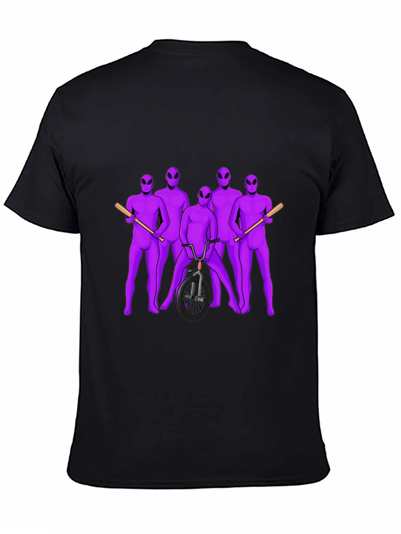 Alien Gangster Graphic T-Shirt - Mens Black Tee