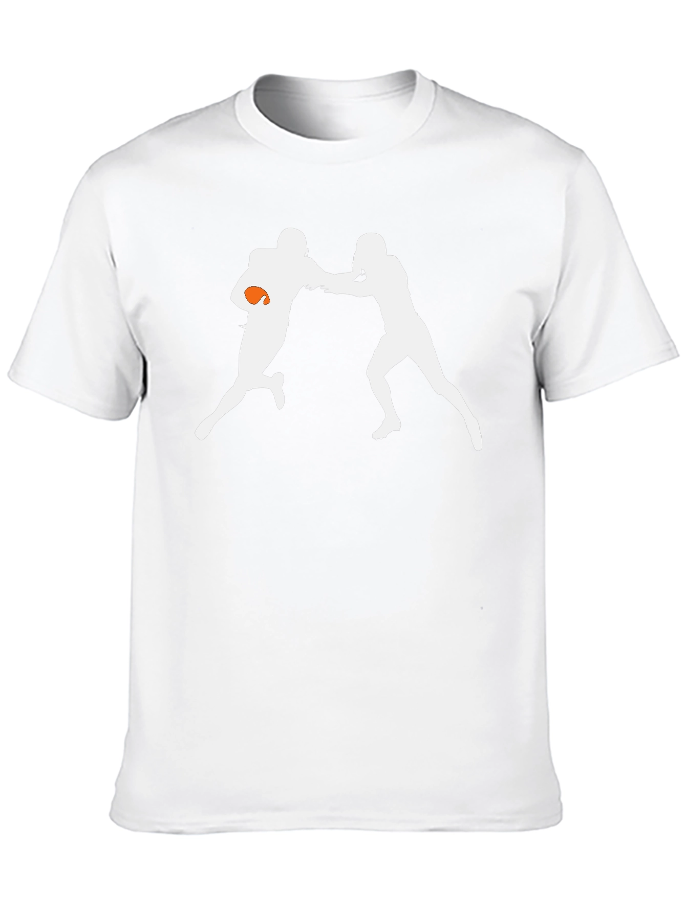 Football Players Black Graphic Tee