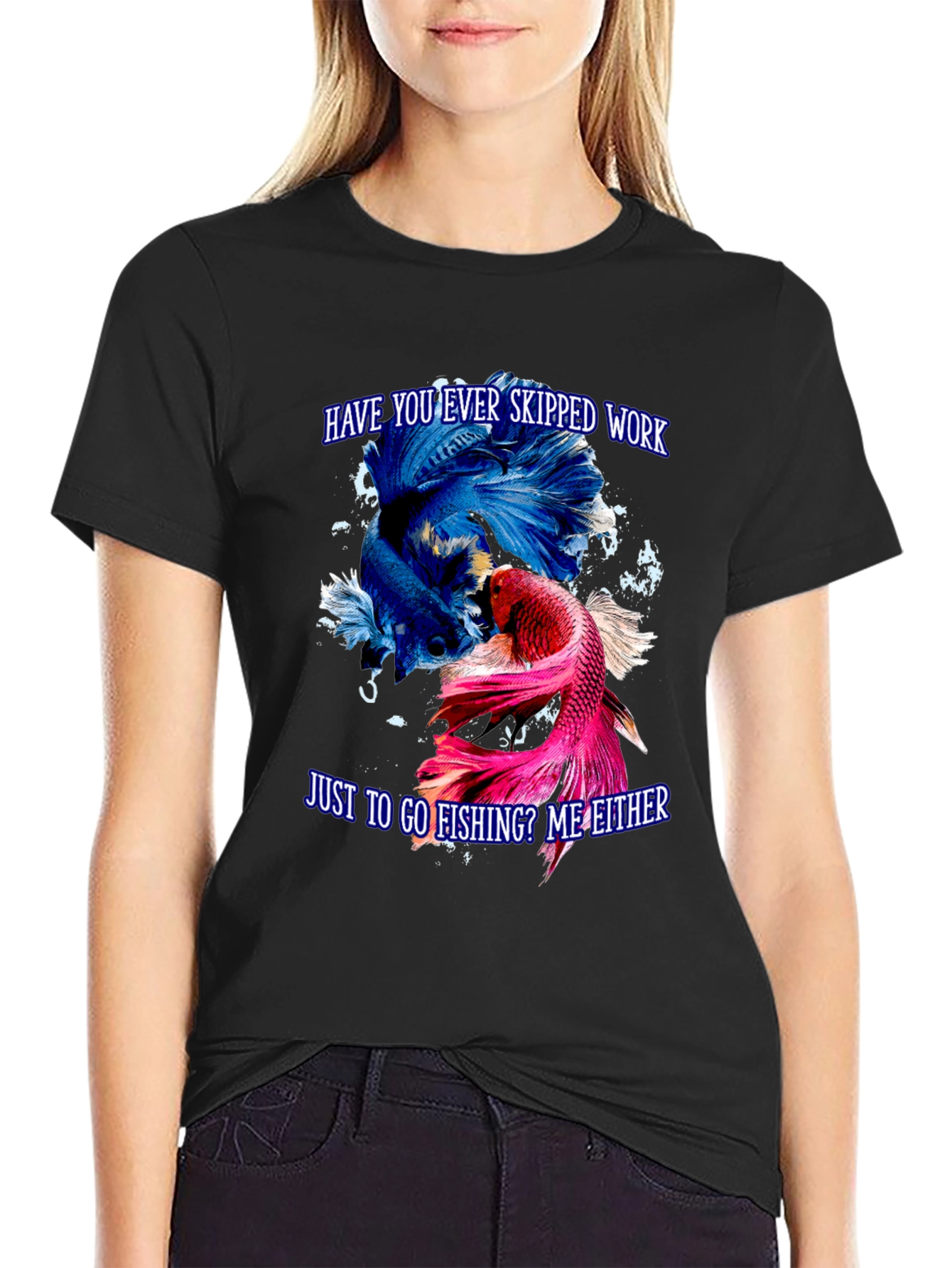 Fishing T-Shirt: Skipped Work to Fish? Graphic Tee