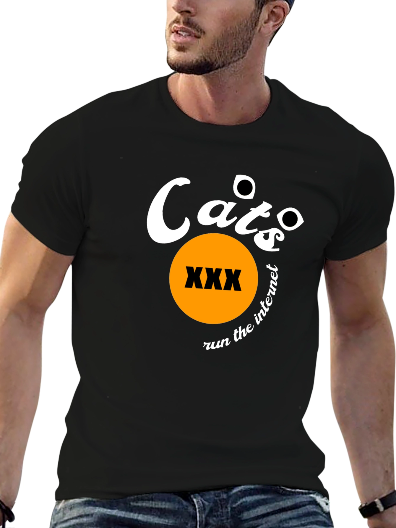 Cats Run the Internet Graphic T-Shirt