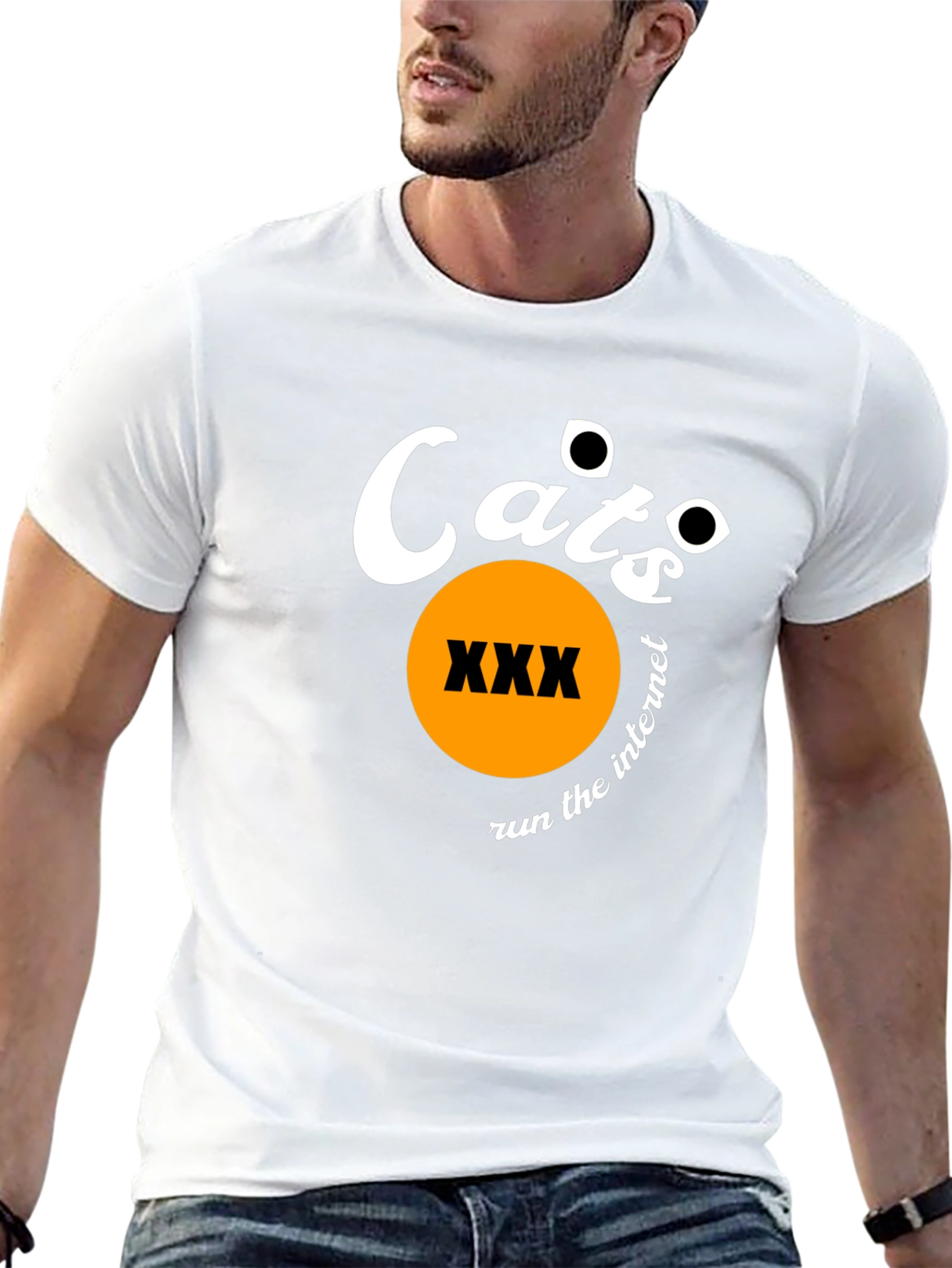 Cats Run the Internet Graphic T-Shirt