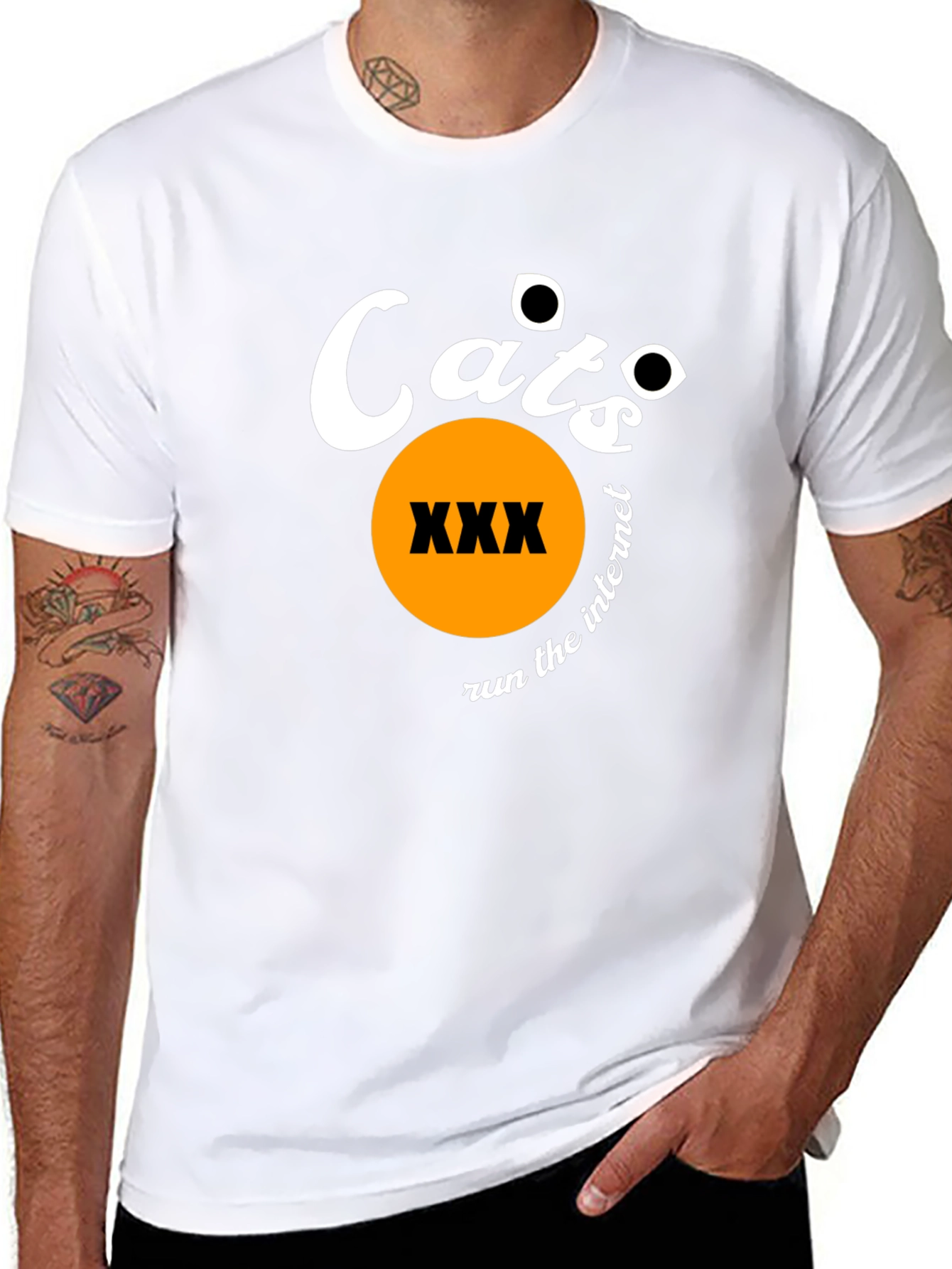 Cats Run the Internet Graphic T-Shirt