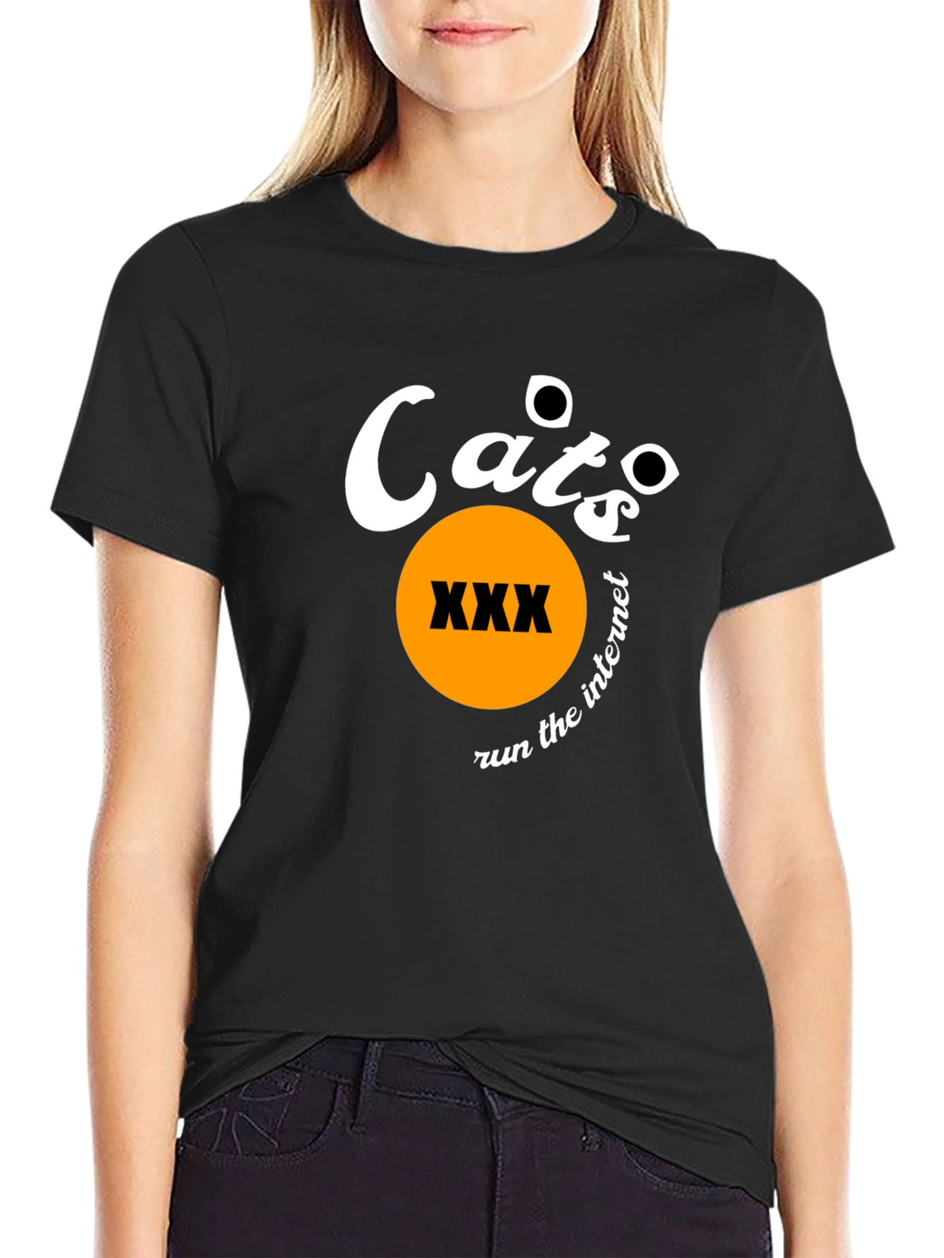 Cats Run the Internet Graphic T-Shirt
