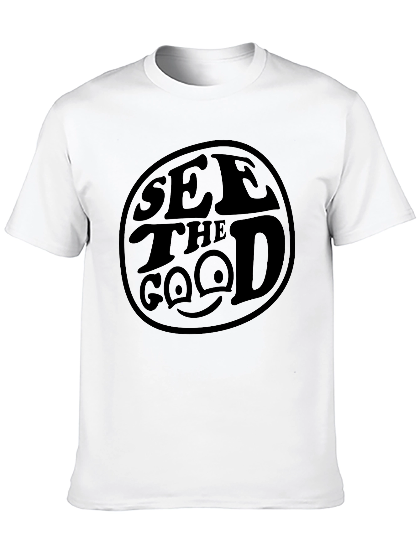 See the Good Black Graphic T-Shirt