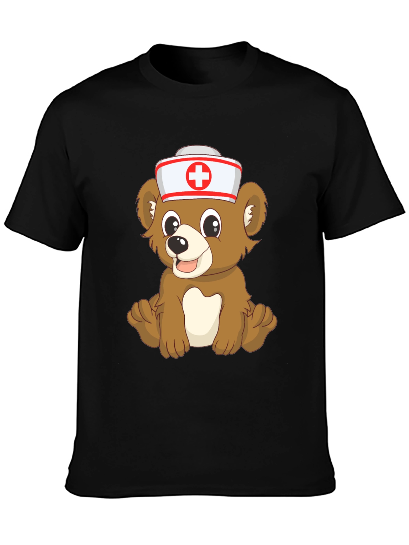 Cute Cartoon Bear Nurse T-Shirt