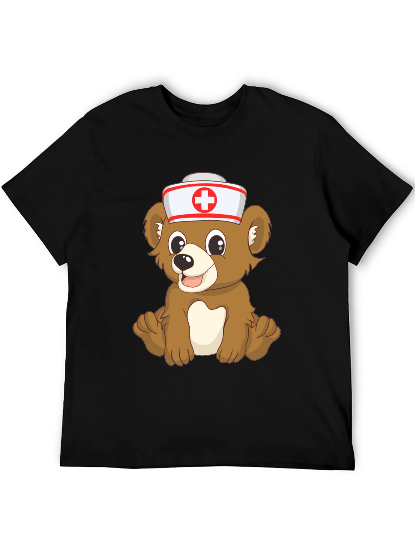 Cute Cartoon Bear Nurse T-Shirt