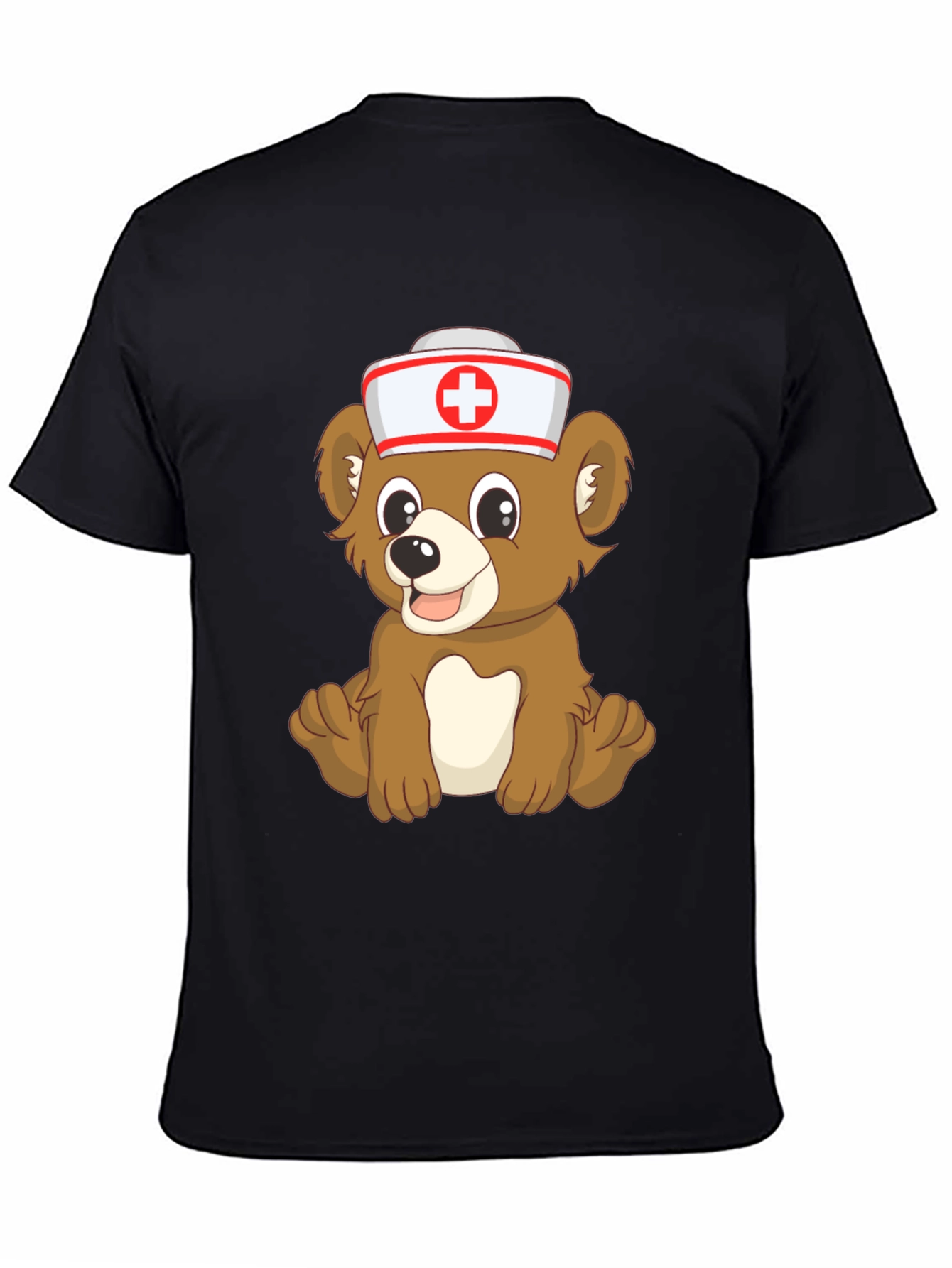 Cute Cartoon Bear Nurse T-Shirt