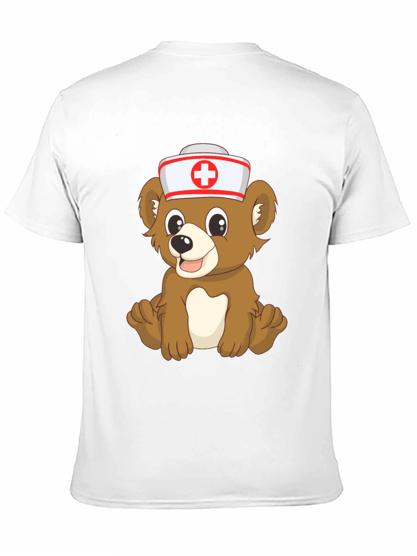 Cute Cartoon Bear Nurse T-Shirt