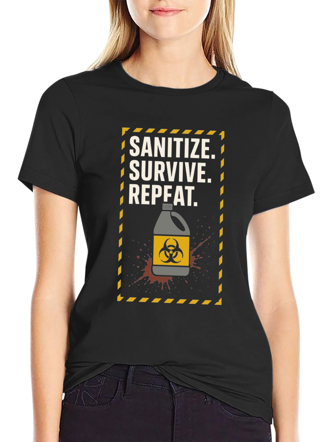Sanitize Survive Repeat Graphic Tee