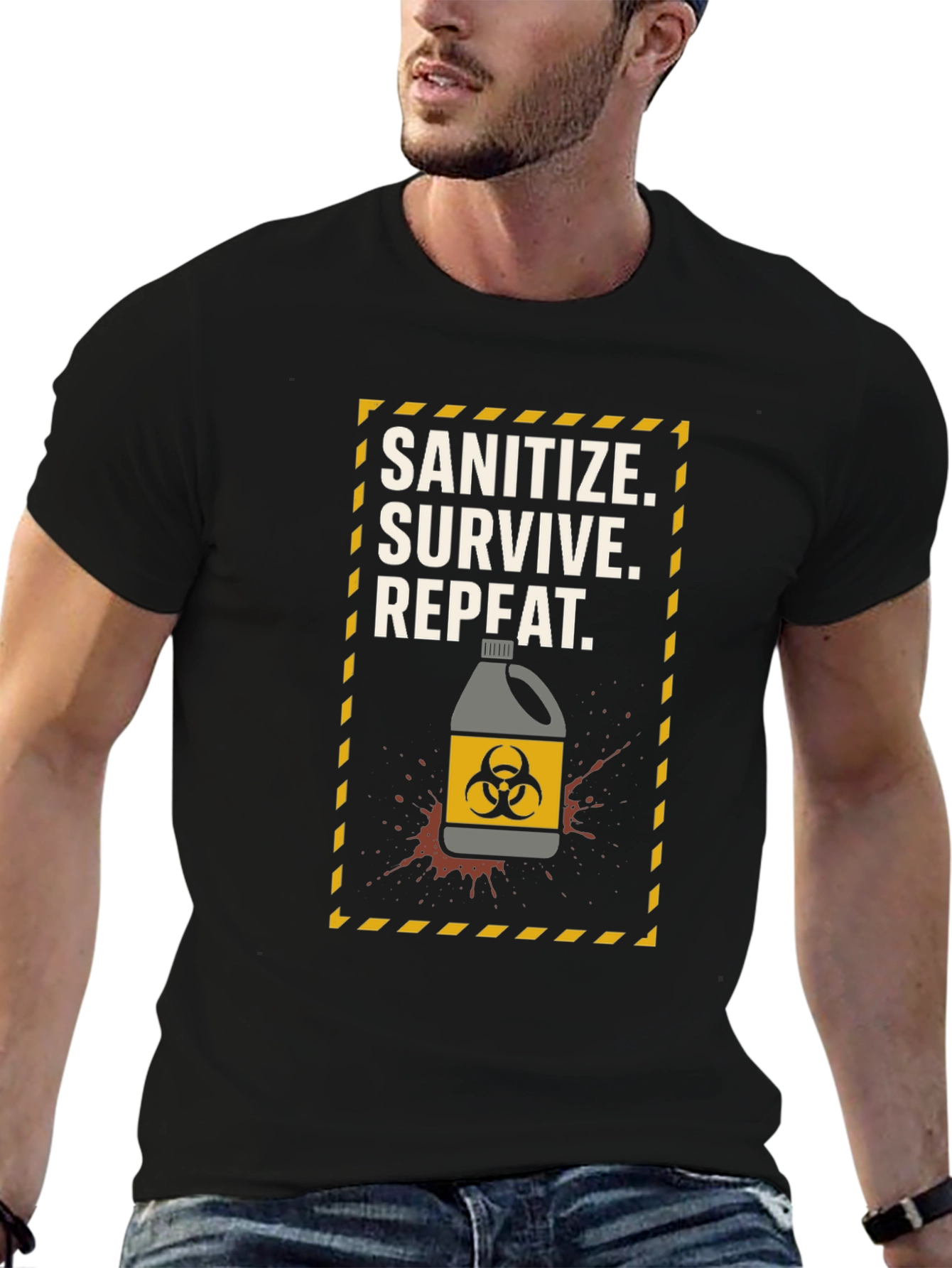 Sanitize Survive Repeat Graphic Tee