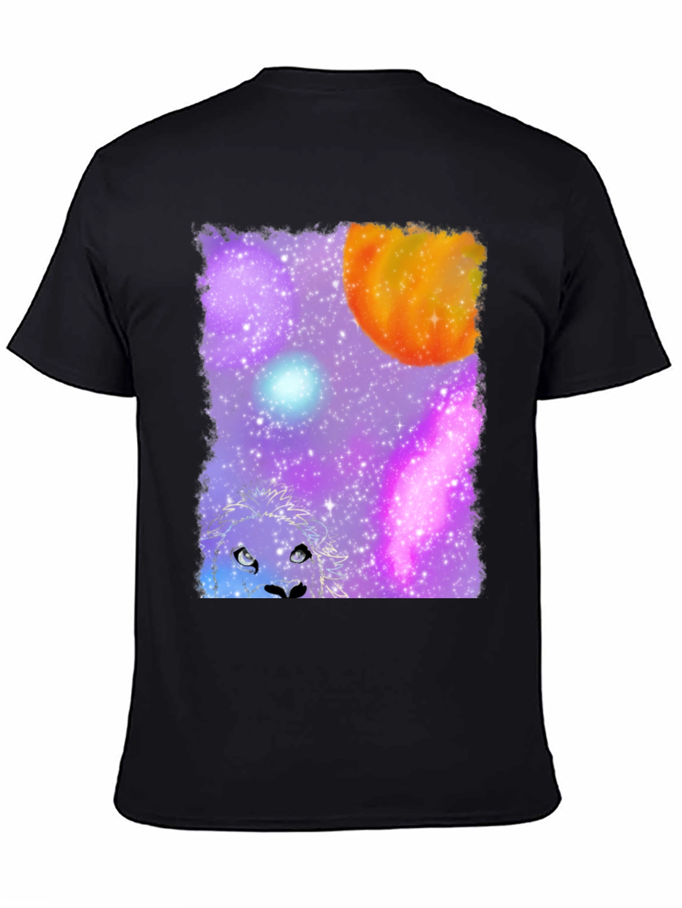 Lion Galaxy Graphic Tee