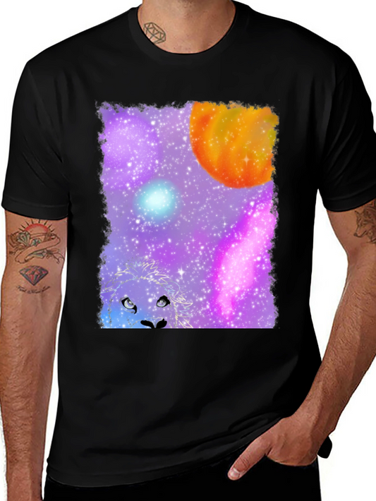Lion Galaxy Graphic Tee