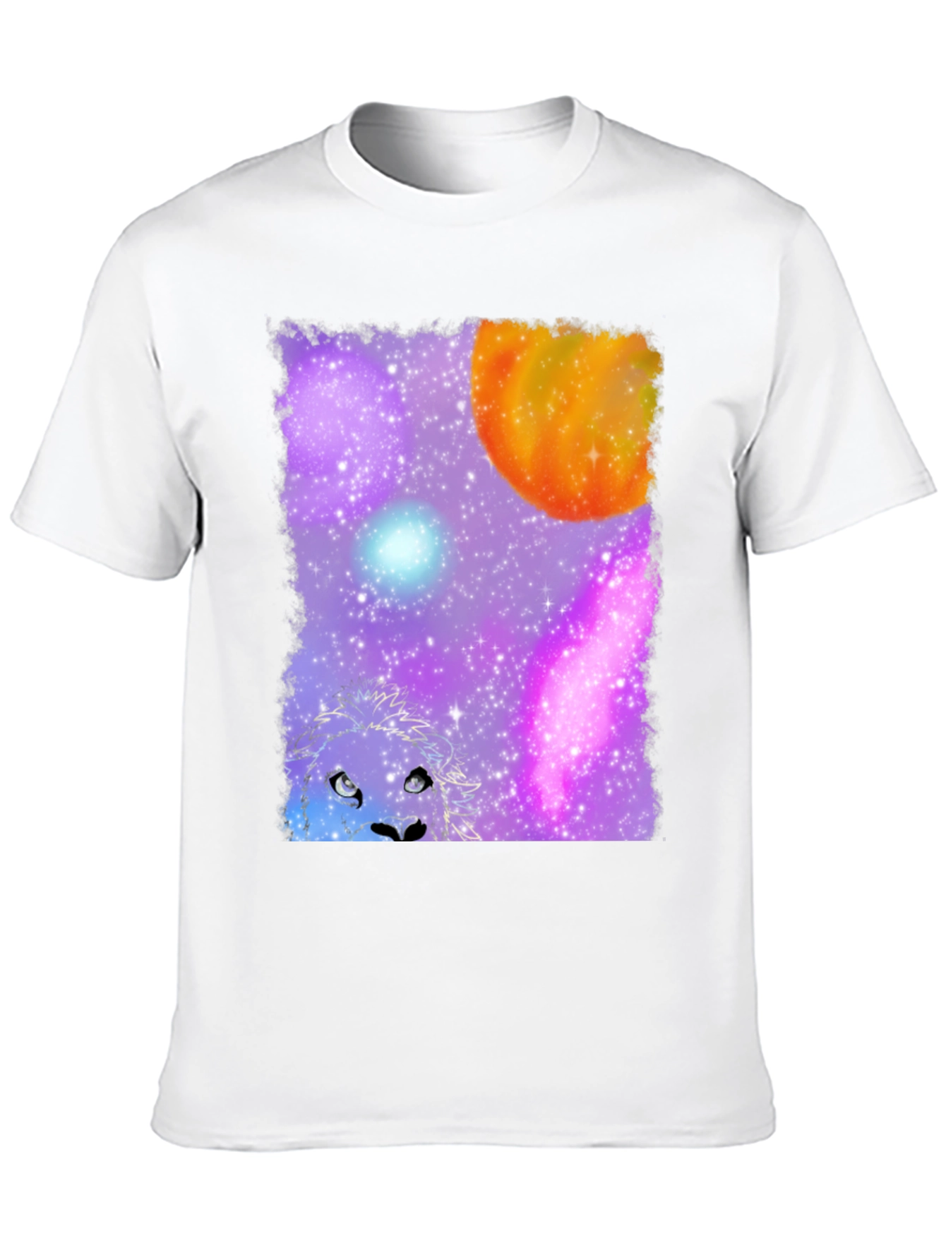 Lion Galaxy Graphic Tee