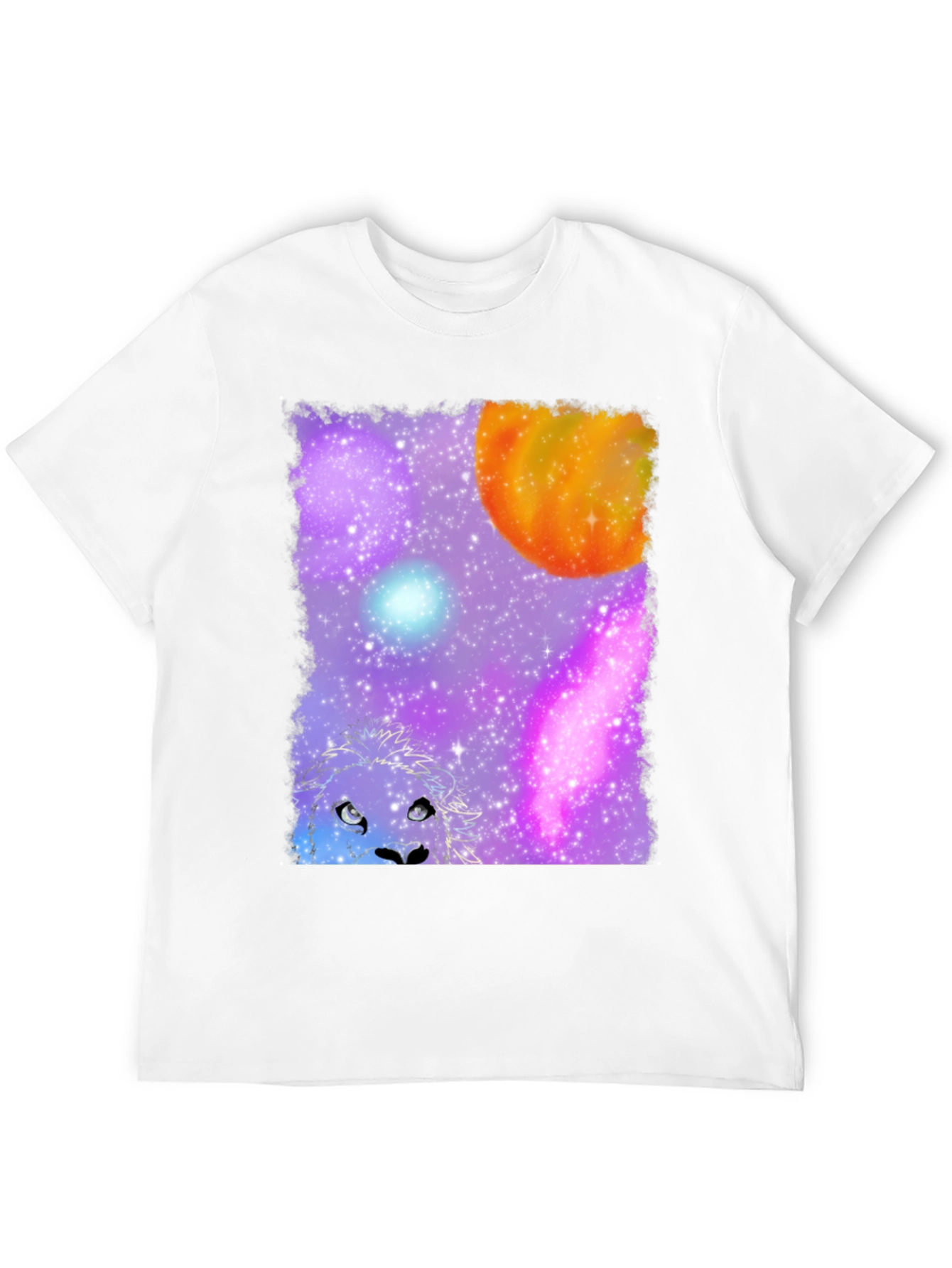 Lion Galaxy Graphic Tee