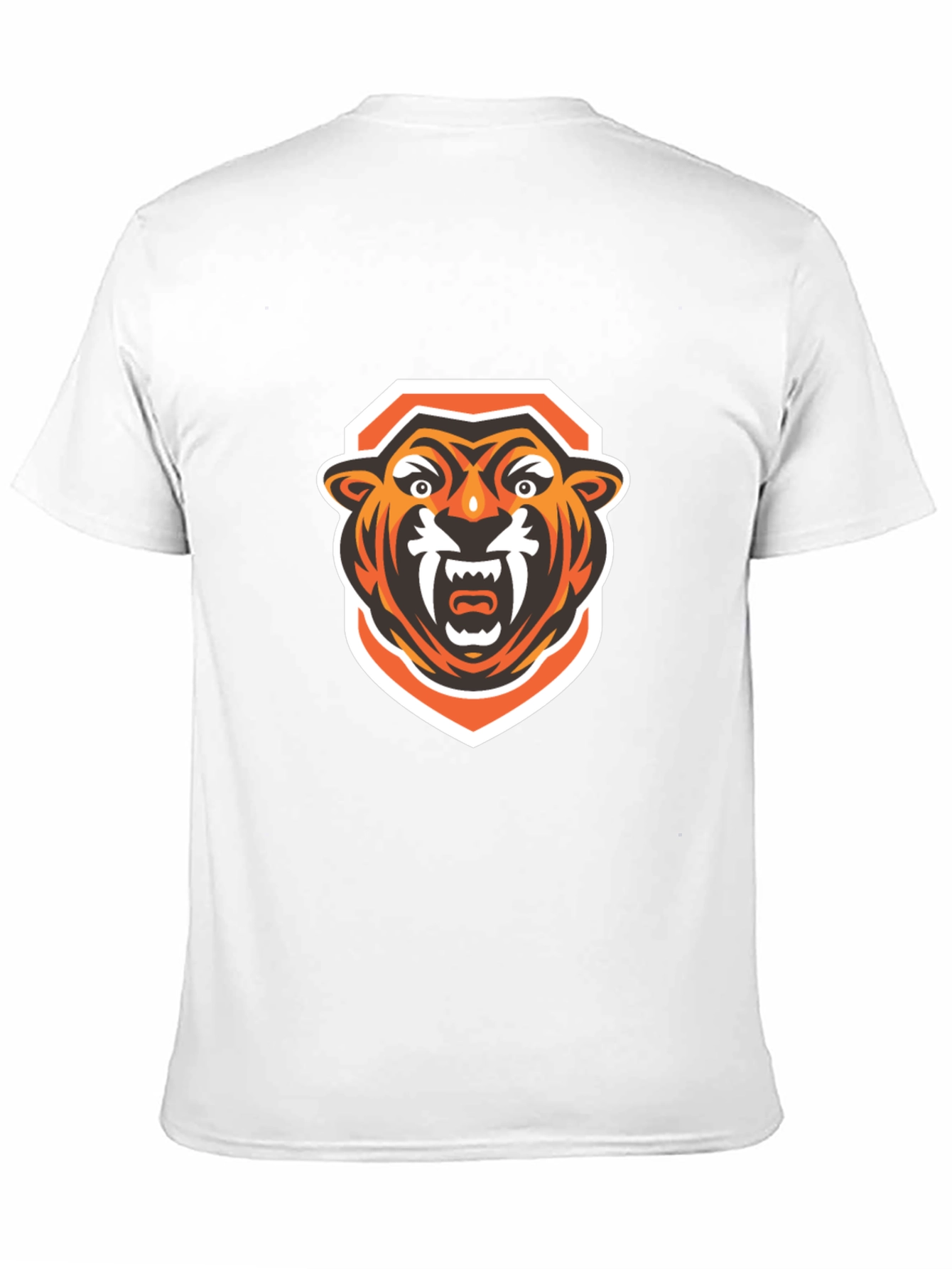 Roaring Tiger Graphic Tee - Black Cotton
