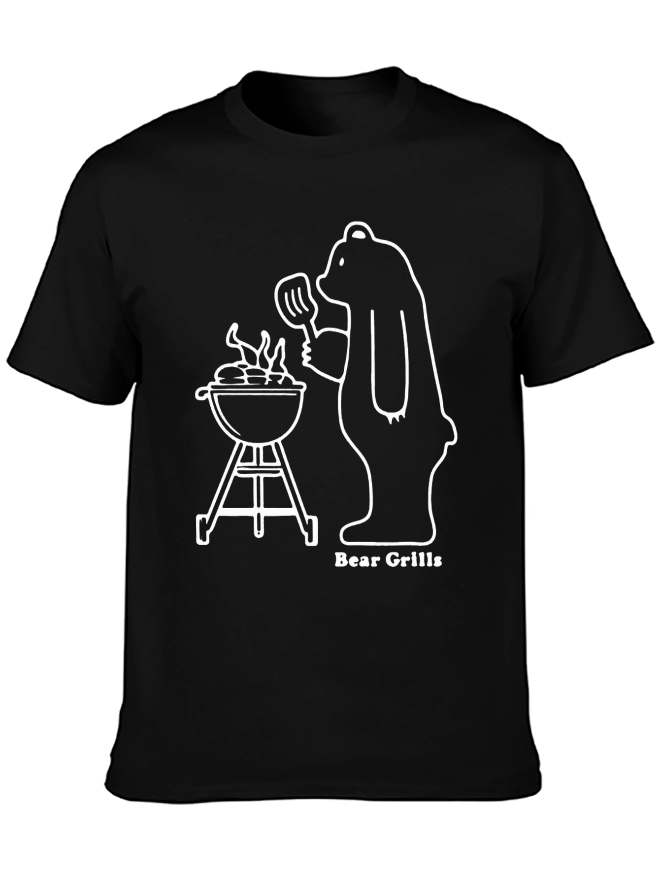 Bear Grills T-Shirt - BBQ Humor Tee