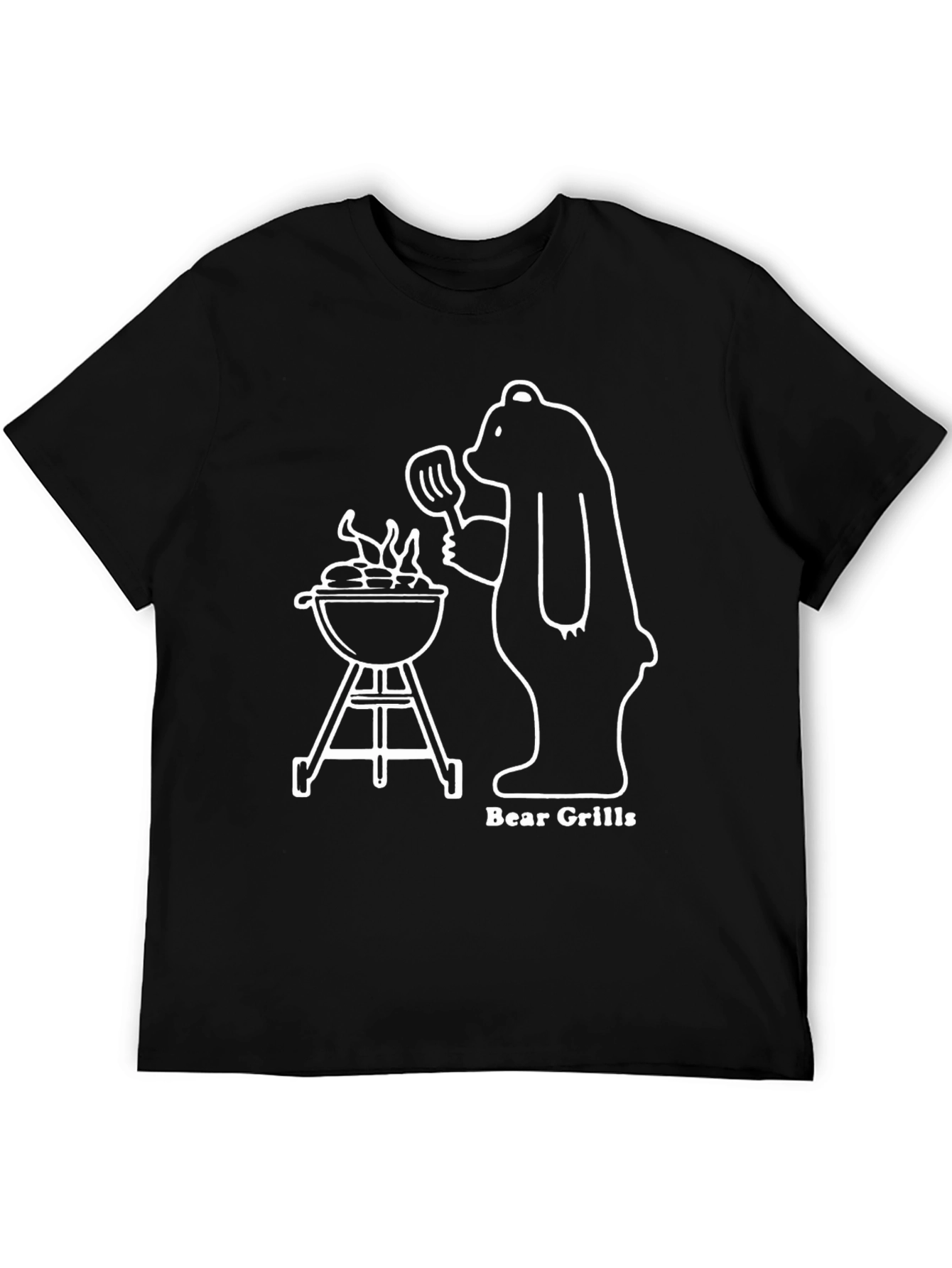 Bear Grills T-Shirt - BBQ Humor Tee