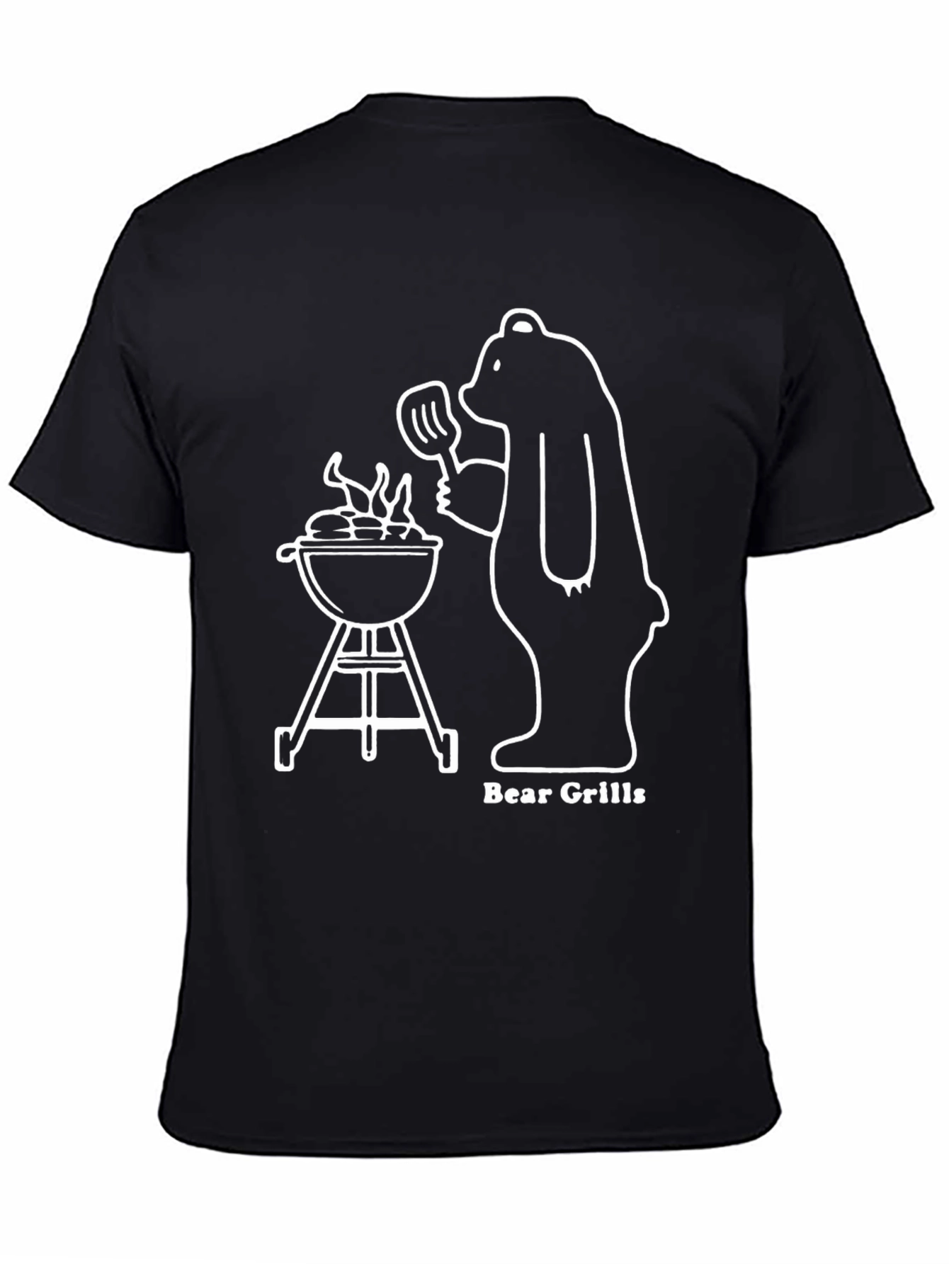 Bear Grills T-Shirt - BBQ Humor Tee