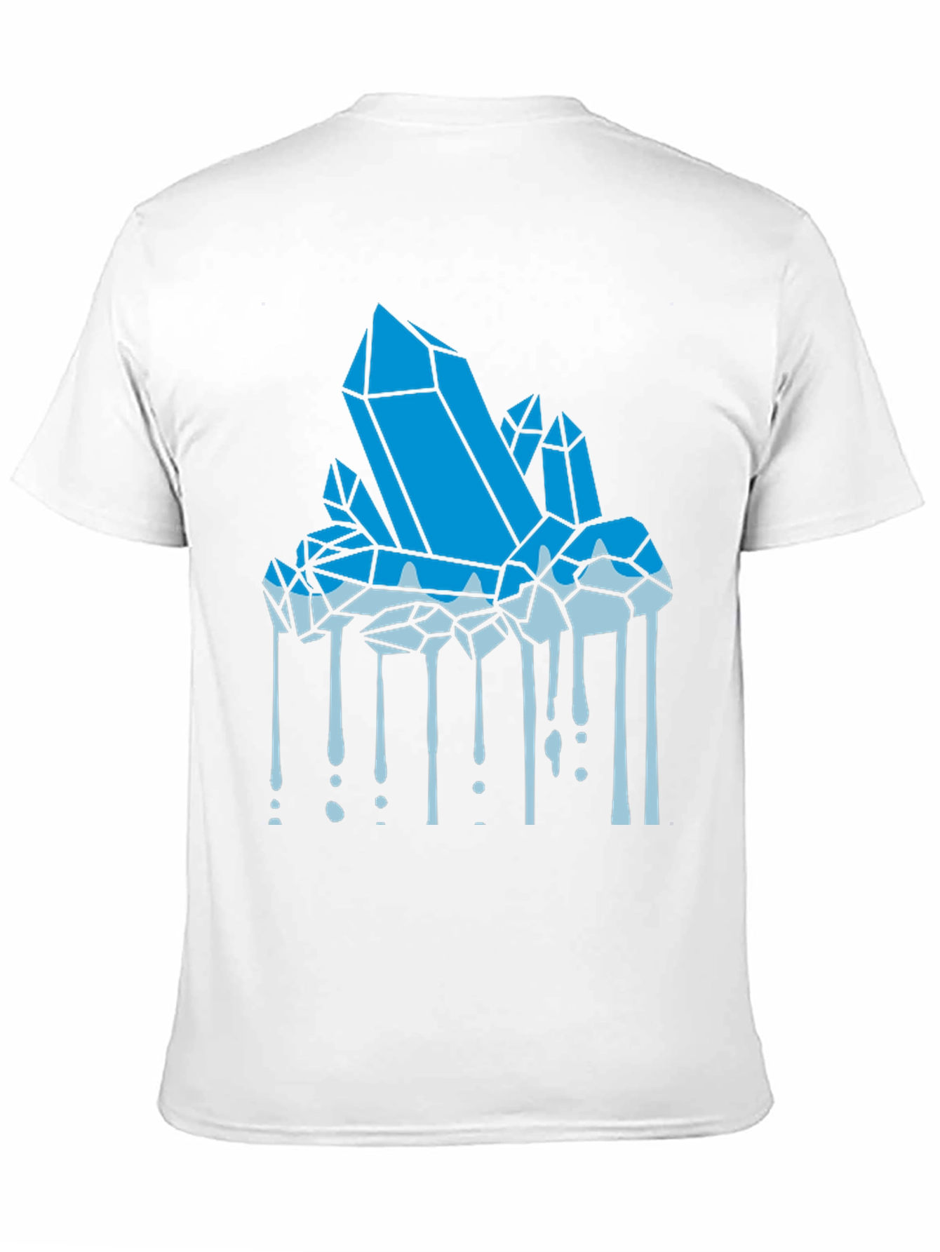 Crystal Drip Graphic T-Shirt - Mens Black Tee