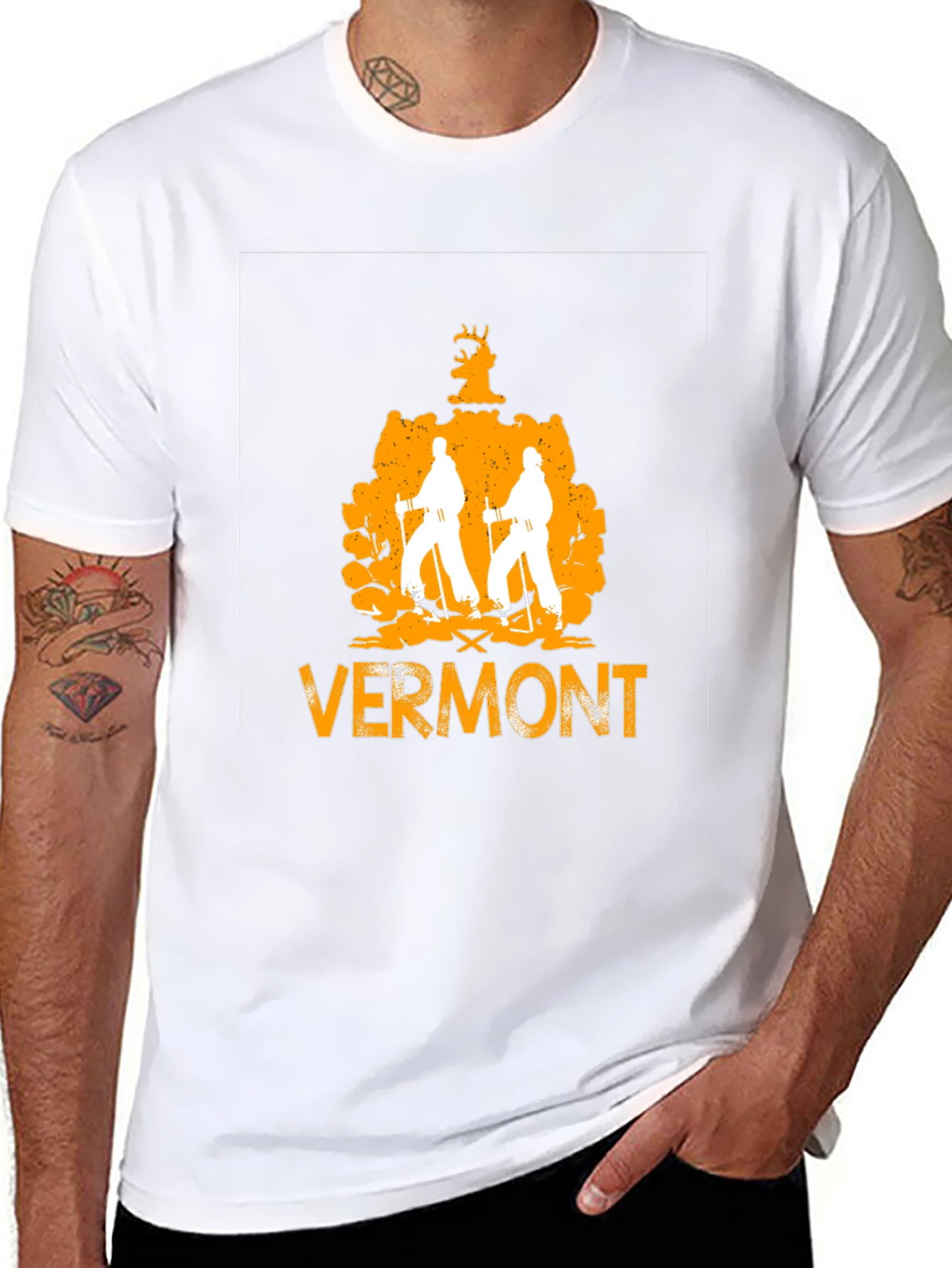 Vermont Hiking T-Shirt - Outdoor Adventure Tee
