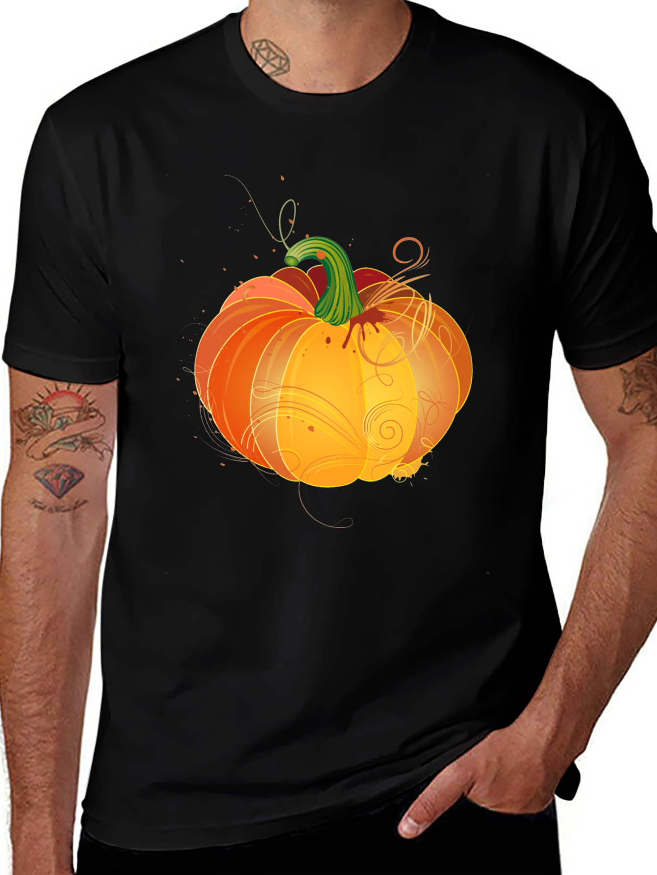 Pumpkin Graphic Tee - Halloween Season