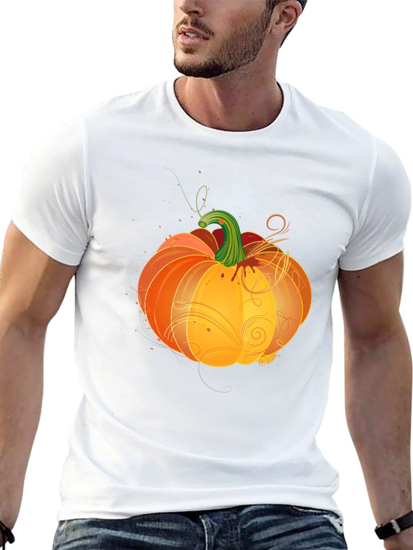 Pumpkin Graphic Tee - Halloween Season