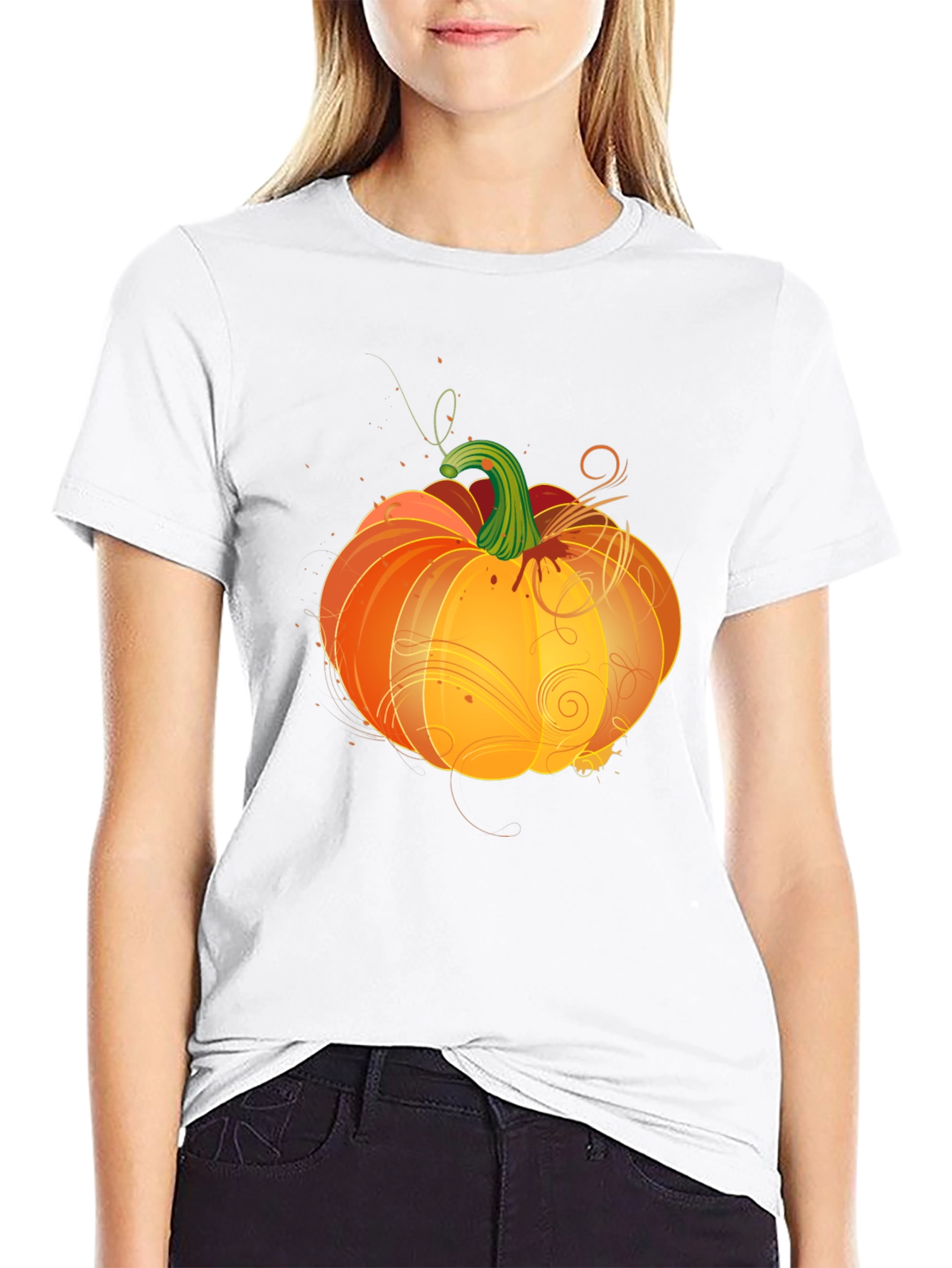 Pumpkin Graphic Tee - Halloween Season