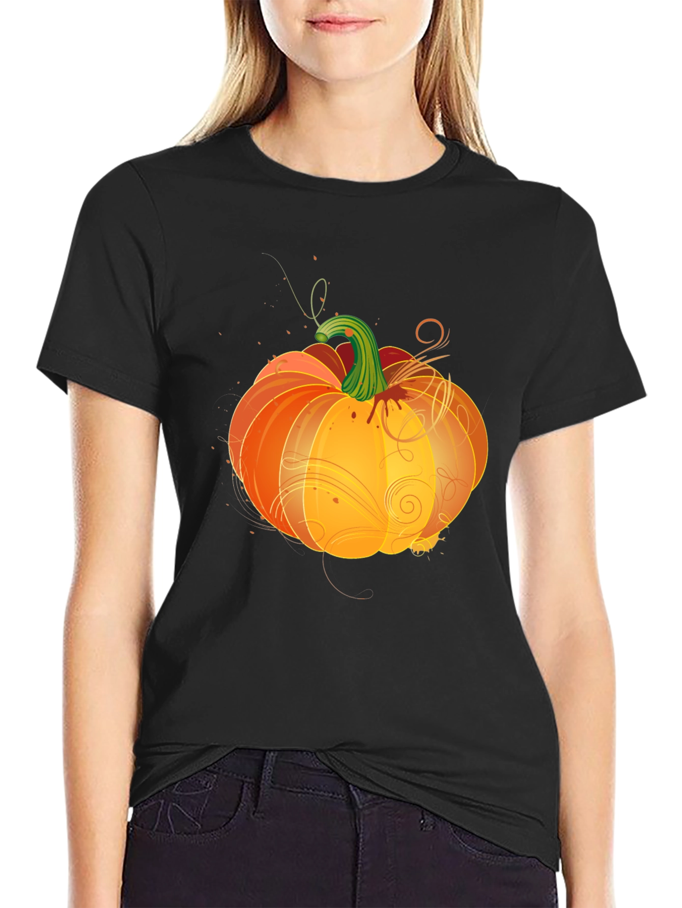 Pumpkin Graphic Tee - Halloween Season
