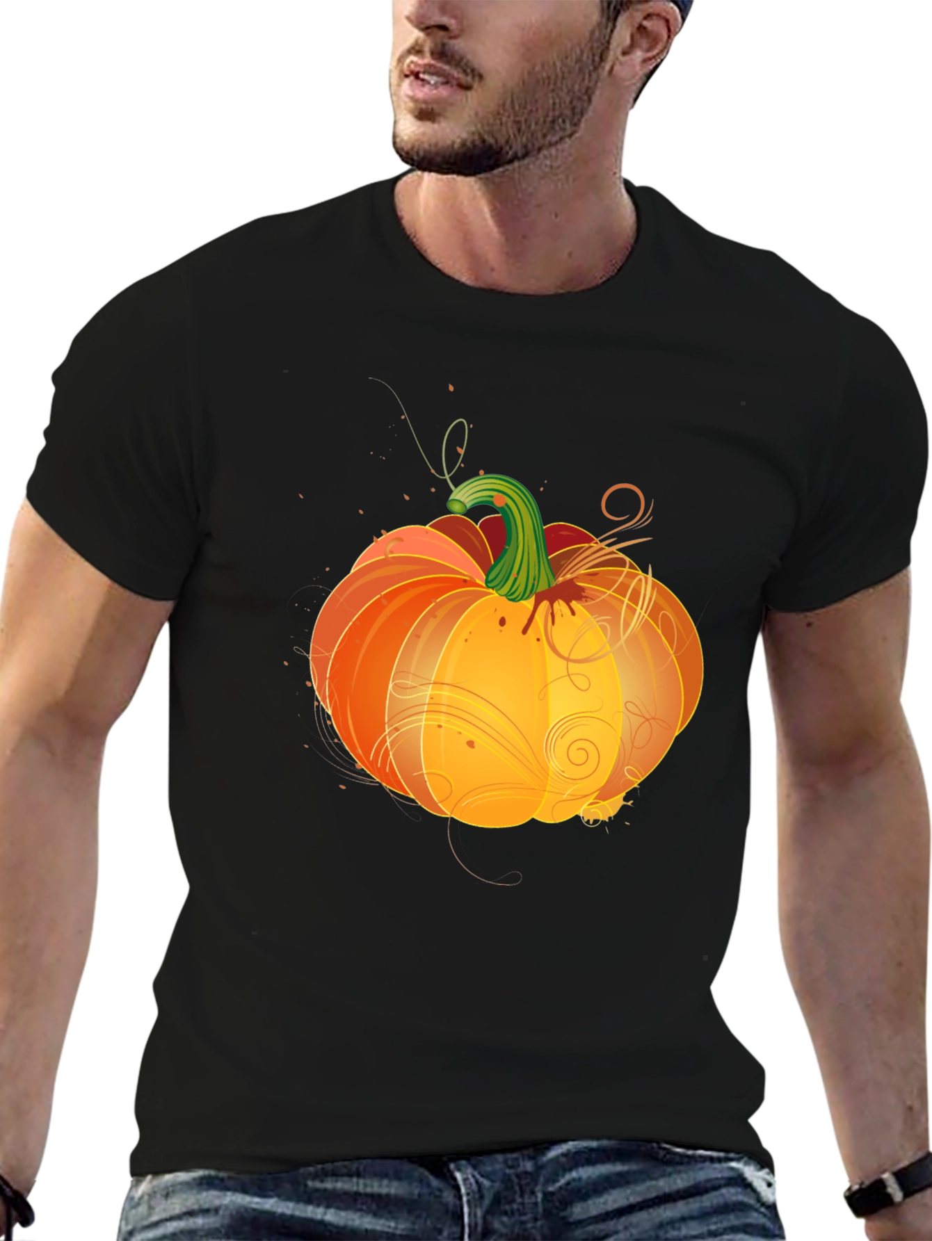 Pumpkin Graphic Tee - Halloween Season