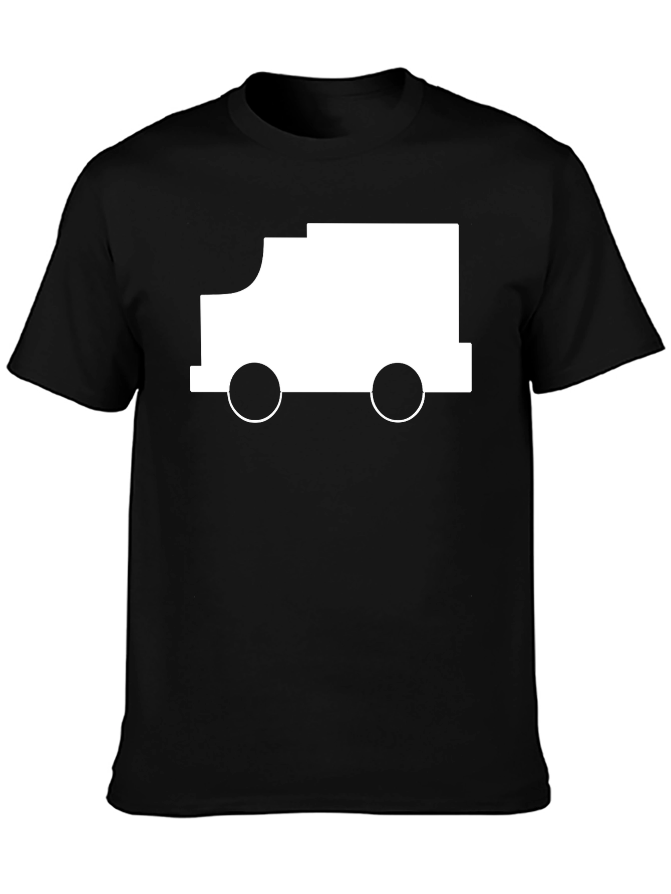 Truck Graphic Tee - Modern Black T-Shirt