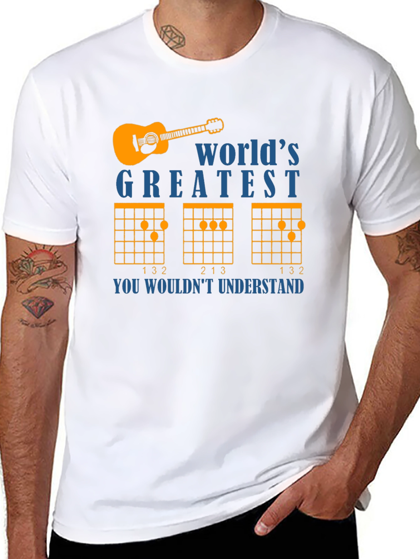Worlds Greatest Guitarist T-Shirt - Music Lover Tee