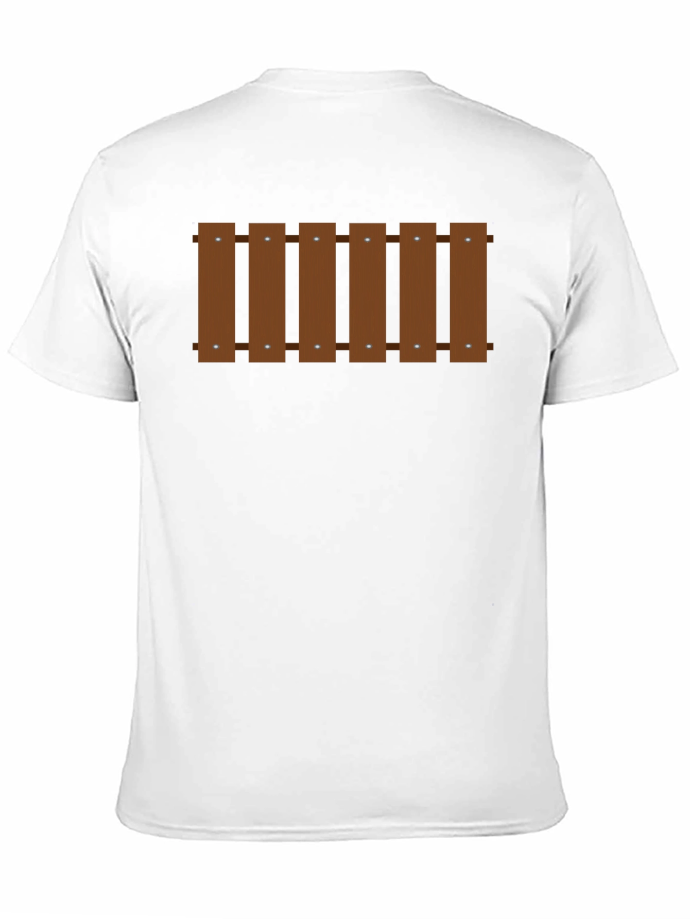 Novelty Fence Graphic T-Shirt - Black
