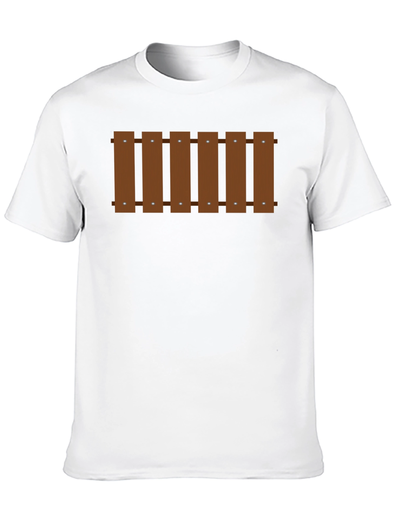 Novelty Fence Graphic T-Shirt - Black