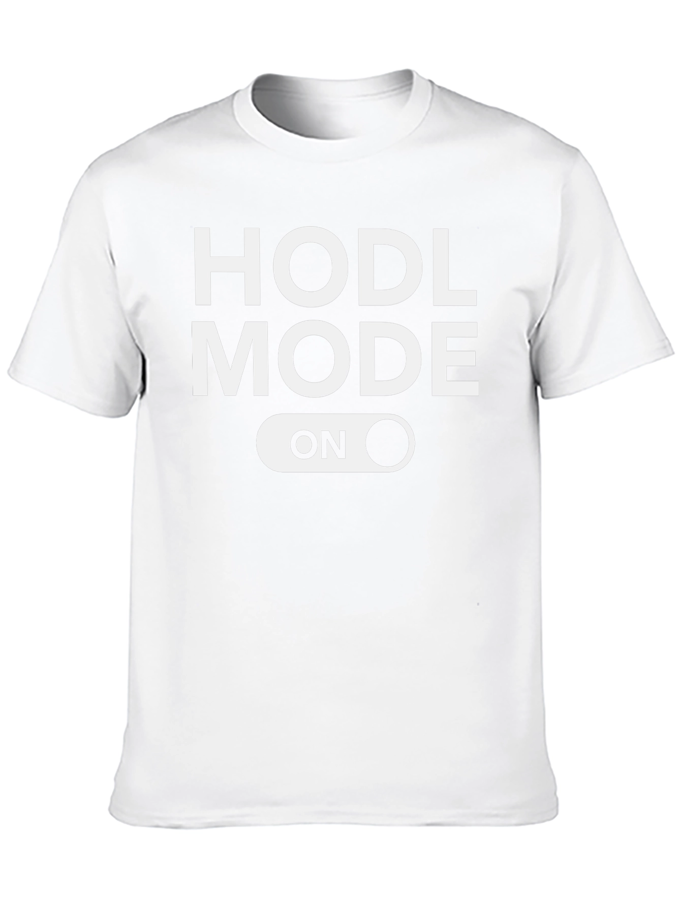 HODL Mode ON Black T-Shirt Crypto Currency Apparel