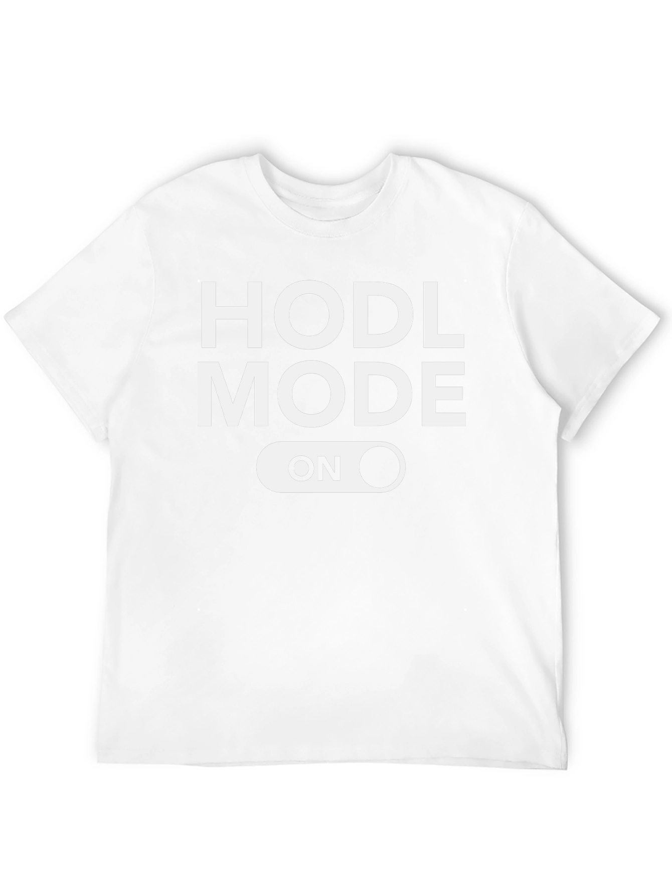 HODL Mode ON Black T-Shirt Crypto Currency Apparel