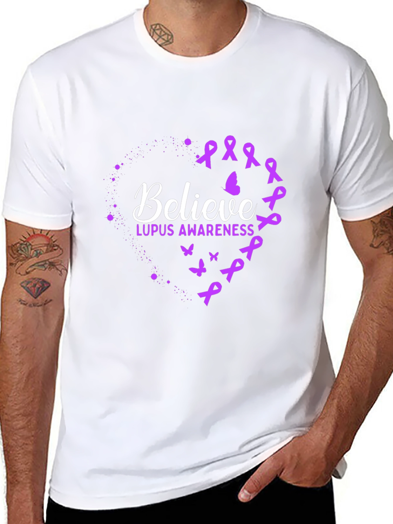 Believe Lupus Awareness T-Shirt - Unisex
