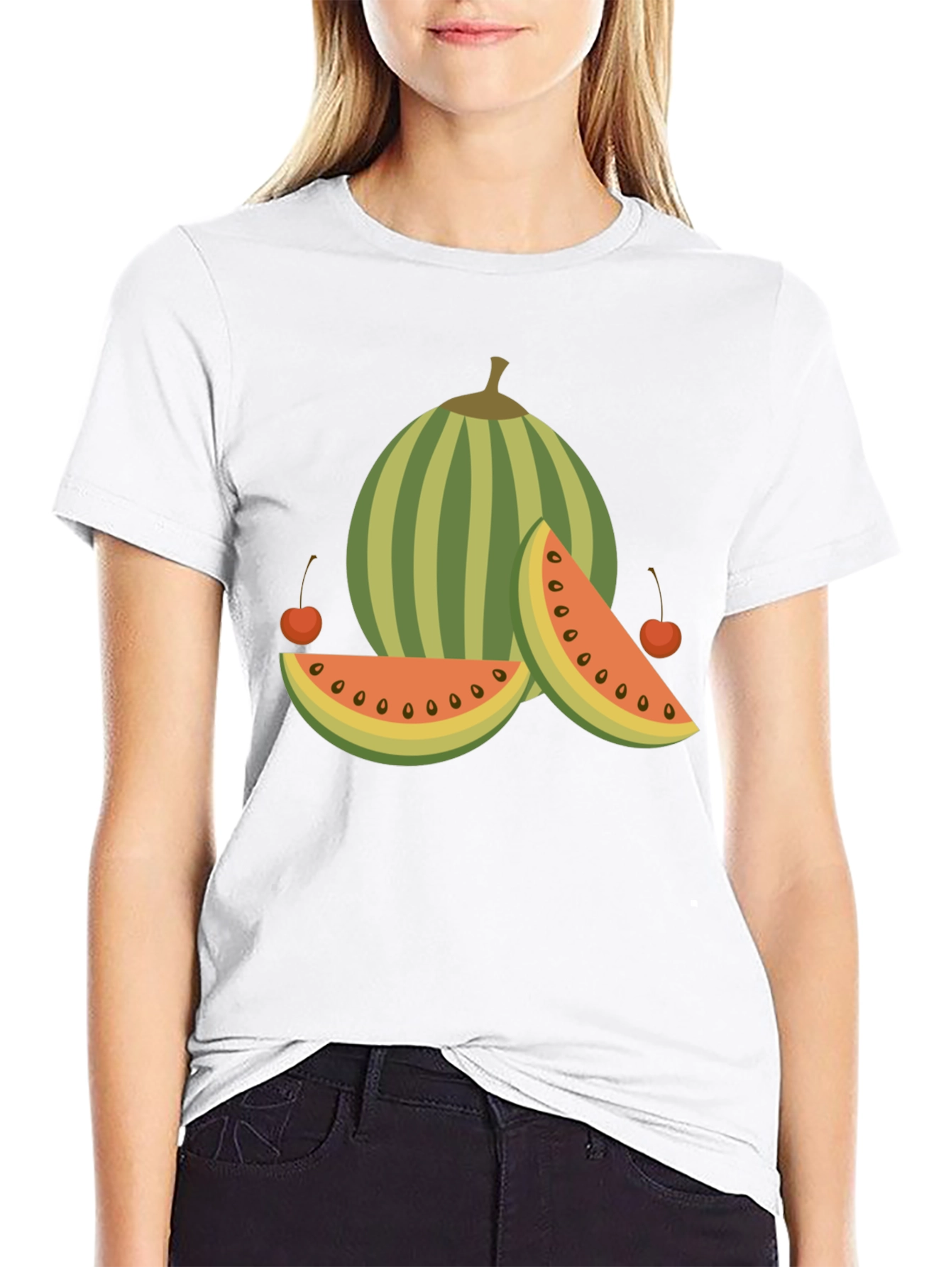 Watermelon & Cherries Graphic Tee