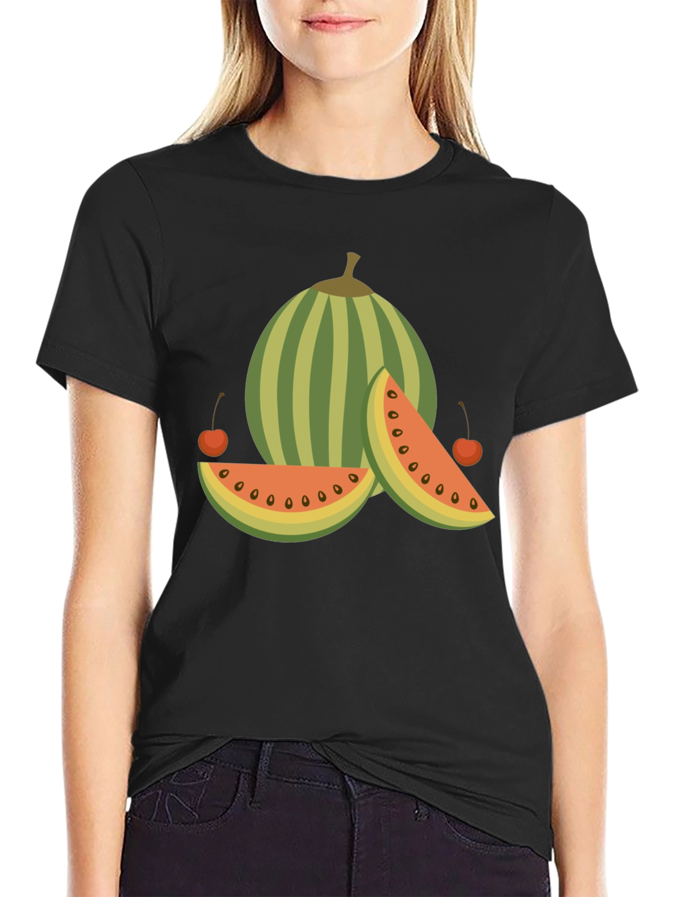 Watermelon & Cherries Graphic Tee
